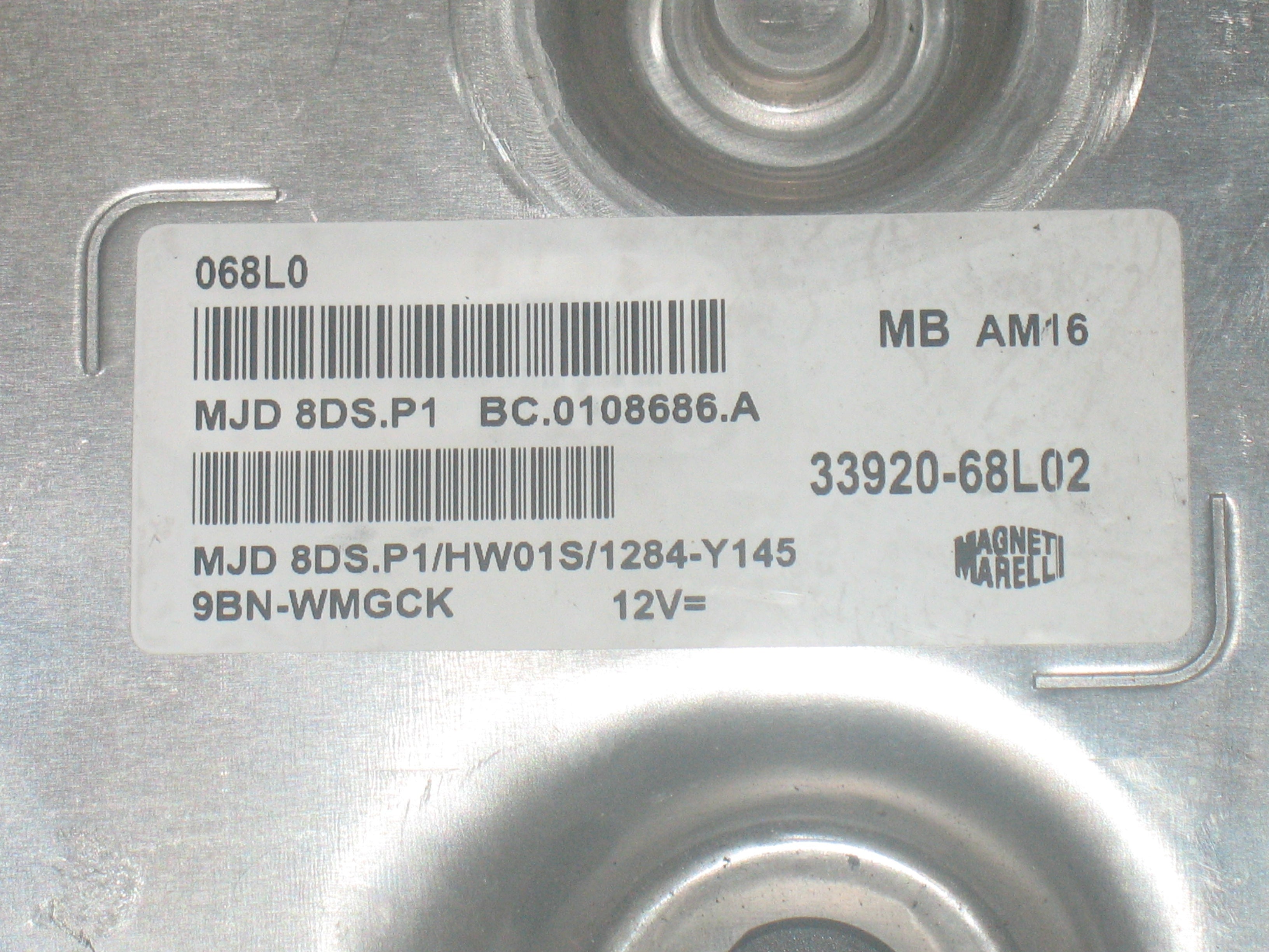 ECU SUZUKI SWIFT 33920-68L02 3392068L02 MJD 8DS.P1 HW01S