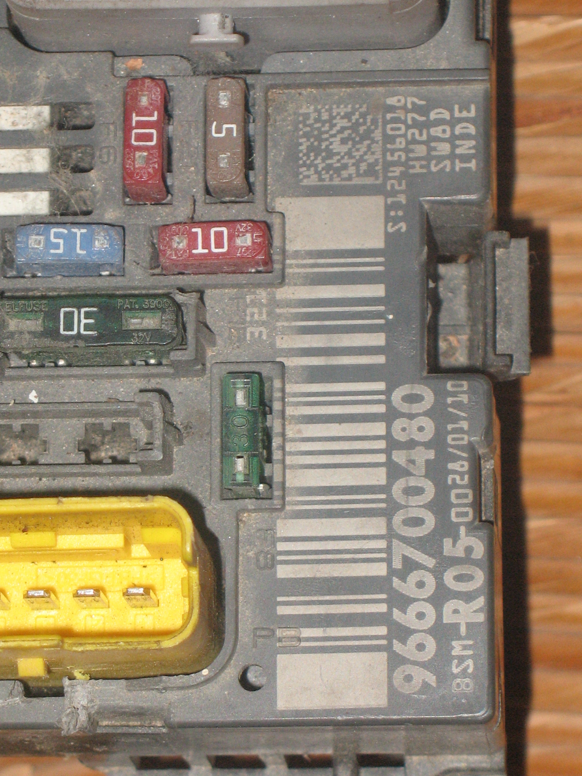 Centralina modulo BSM CITROEN PEUGEOT 9666700480 BSM-R05-00