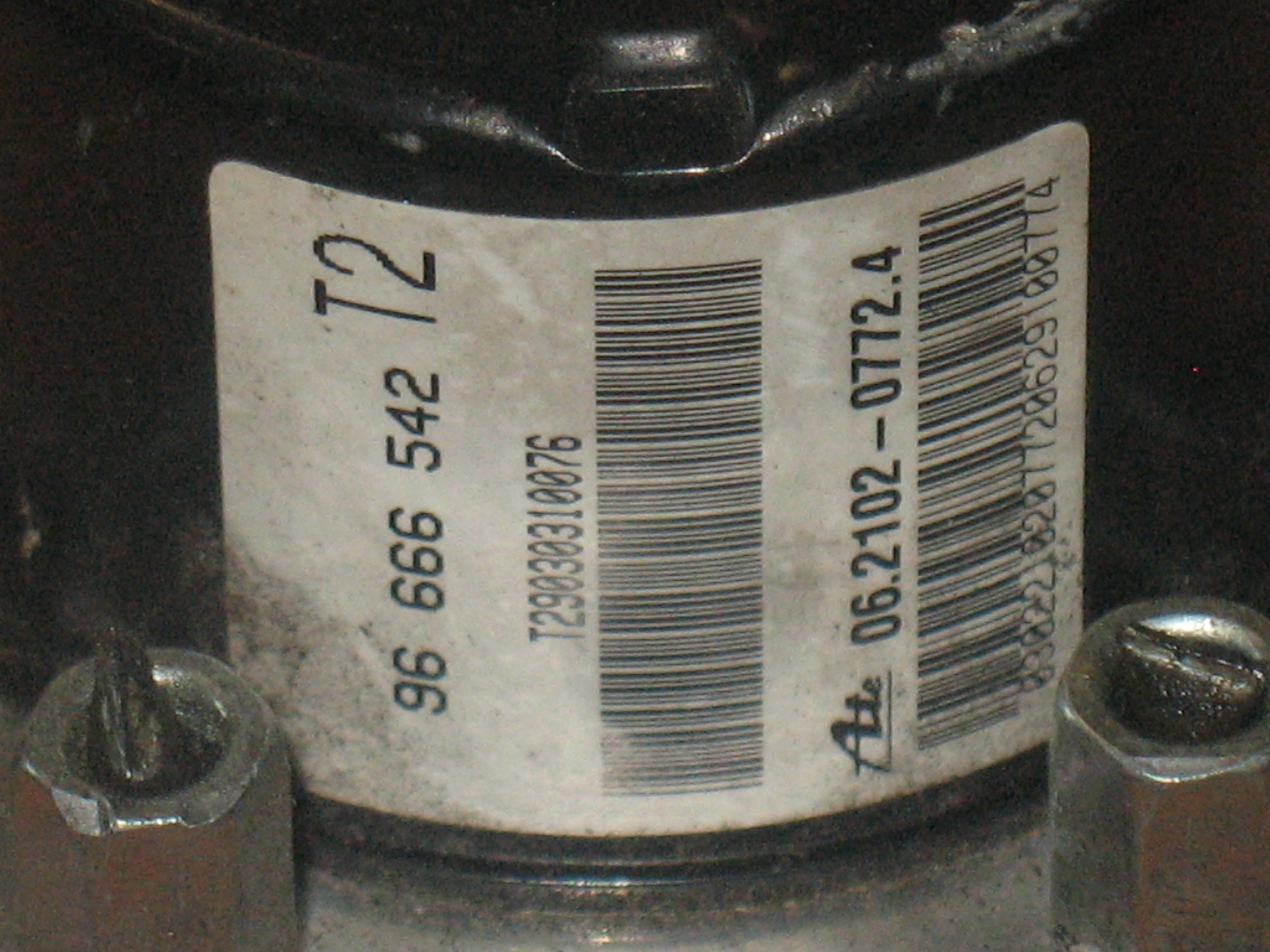 ECU ABS POMPA CHEVROLET 96666542 T2 06.2102-0772.4 06210909843