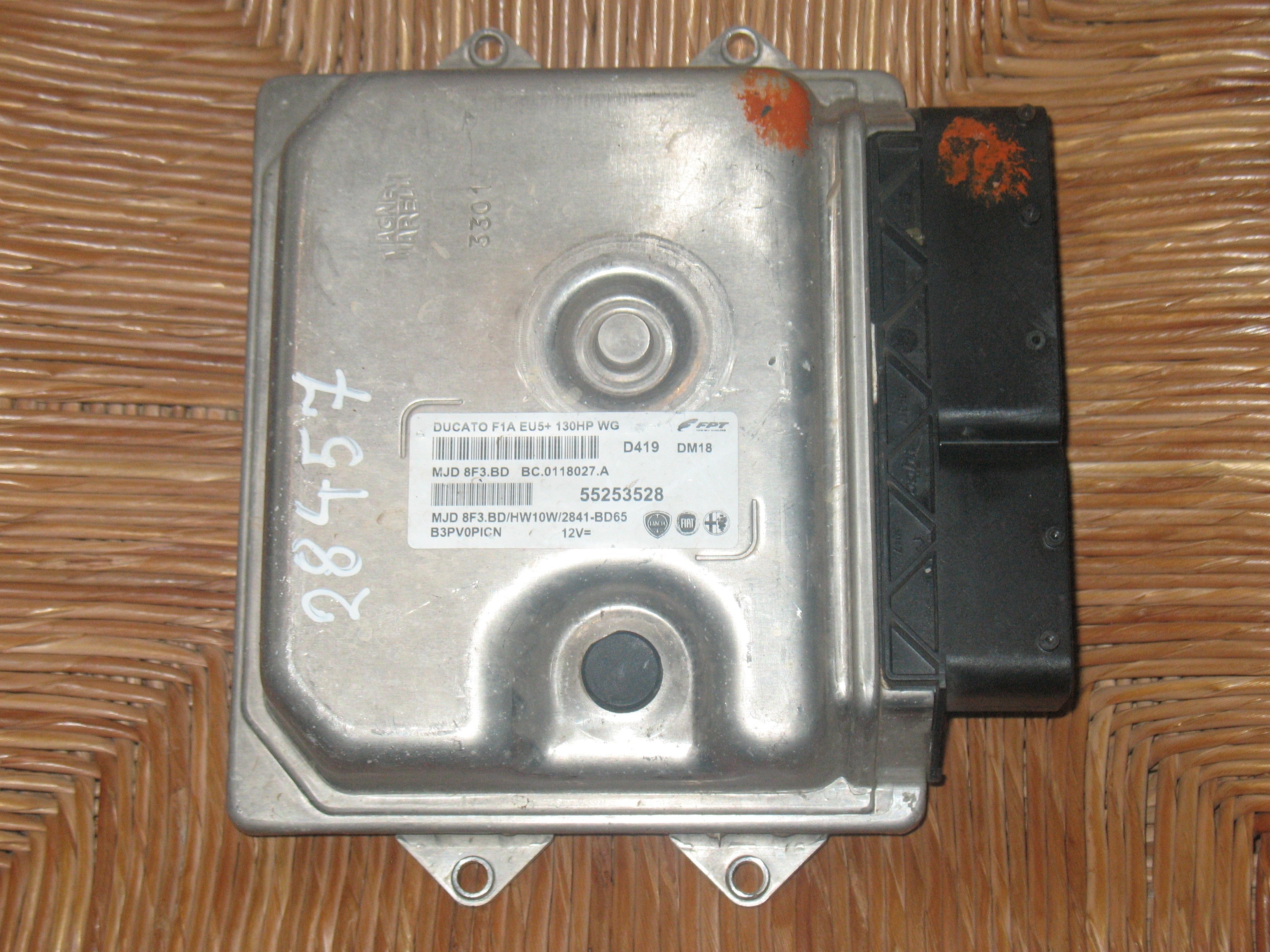 CENTRALINA MOTORE FIAT DUCATO 2.3 130 HP MAGNETI MARELLI MJD 8F3.BD MJD8F3BD 55253528