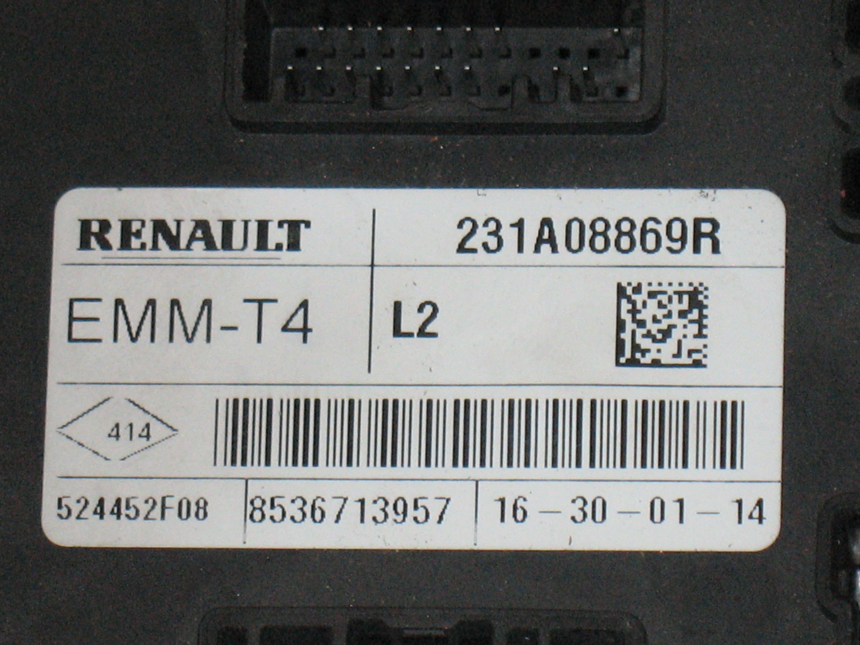 BODY MODULE CONTROL UNIT RENAULT EMM-T4 231A08869R 231a08869