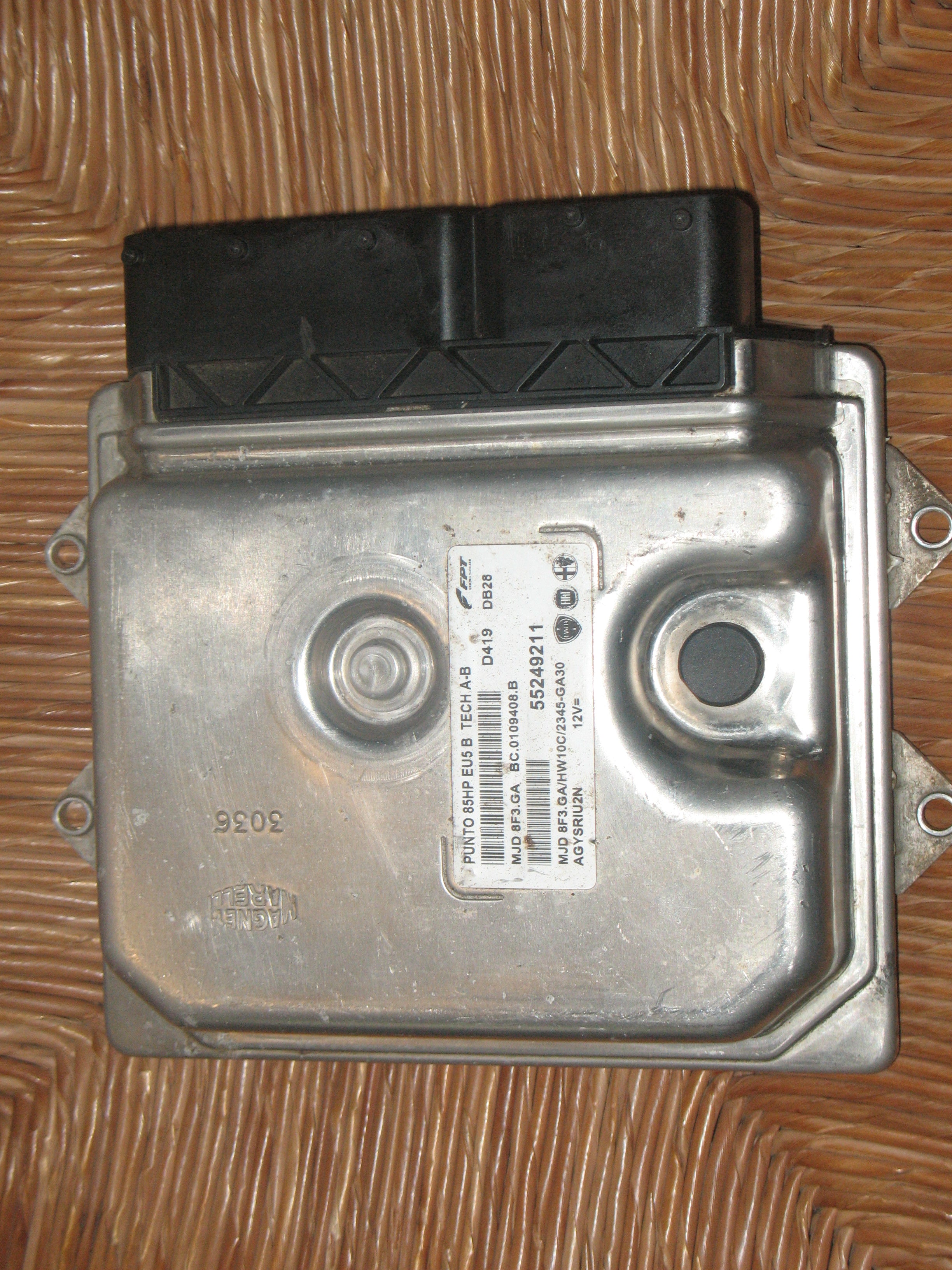 CENTRALINA FIAT PUNTO EVO MJD8F3.GA HW10C 55249211 BC.0109408.B