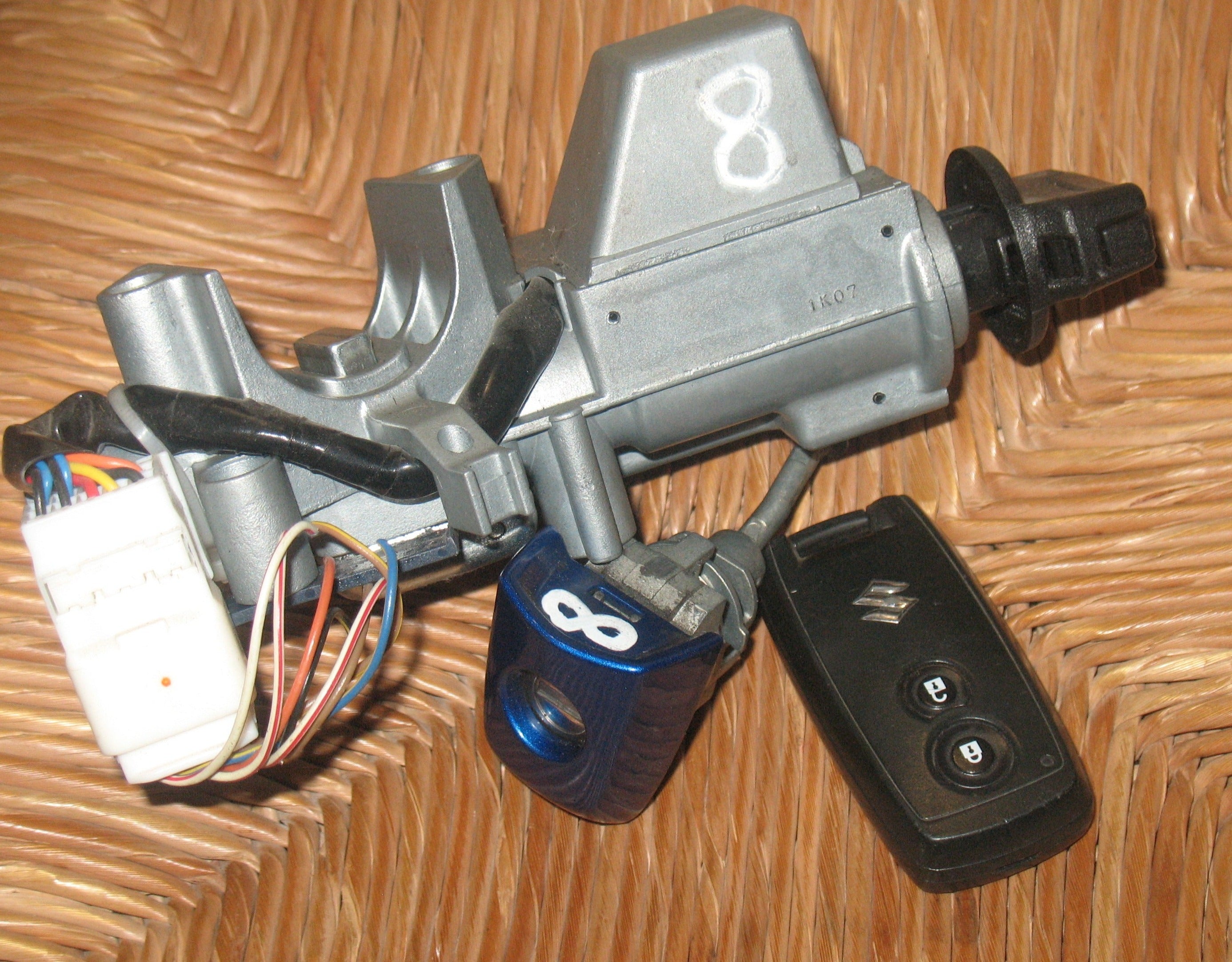 RADIOCOMANDO CHIAVE KEY FIAT SEDICI 16 SUZUKI SX4 SWIFT MPN. TS001