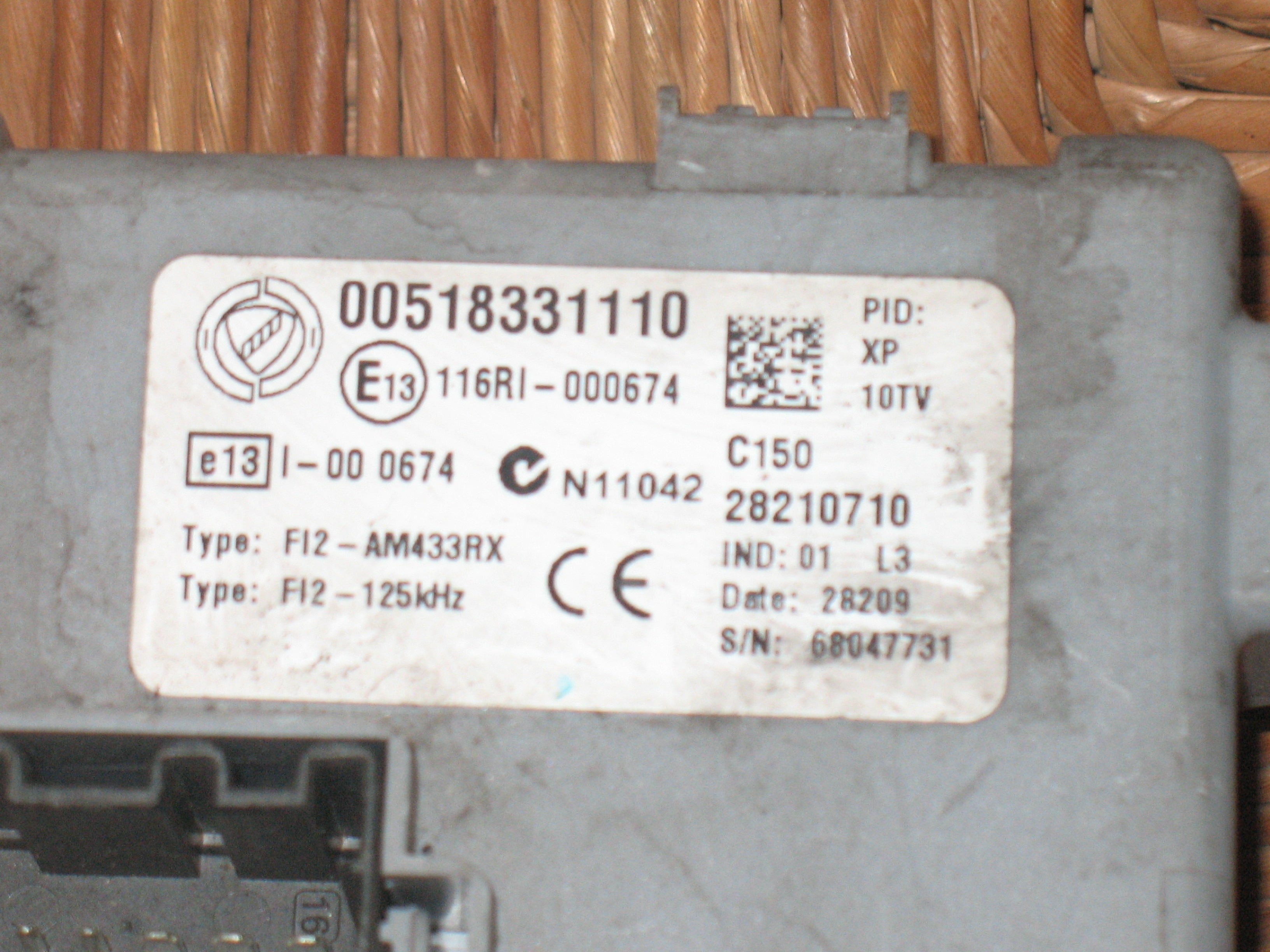 BODY FIAT DOBLO 00518331110 518331110 28260822 68073639