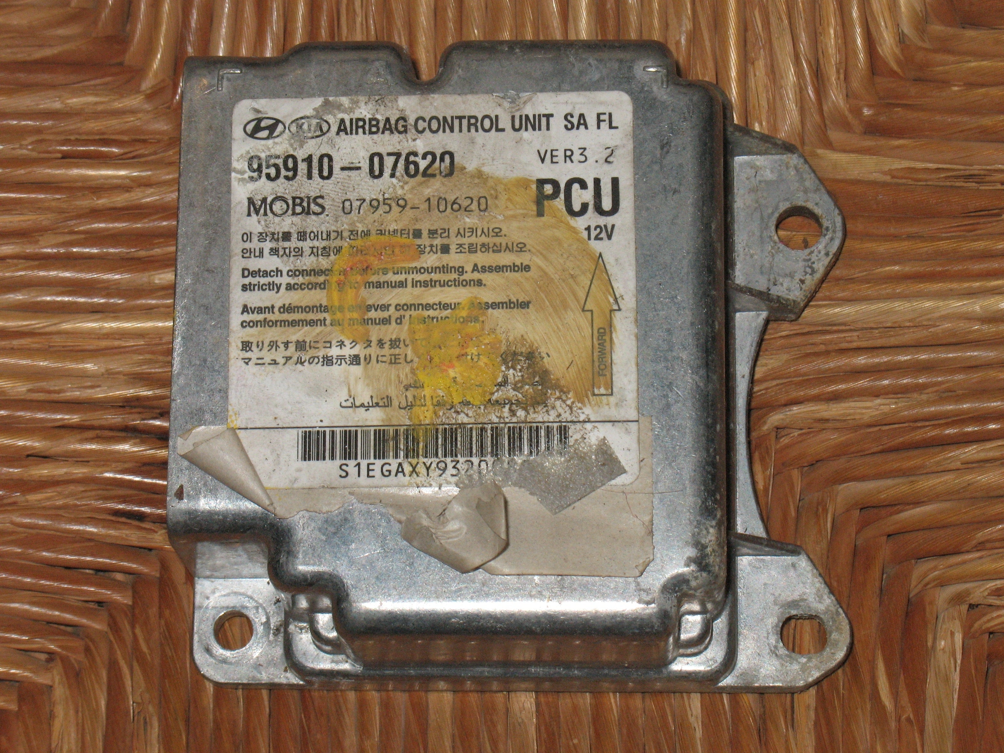 CENTRALINA AIRBAG KIA Picanto 2° Serie 95910-07620 (0711) 1458484 354889147338 KIA