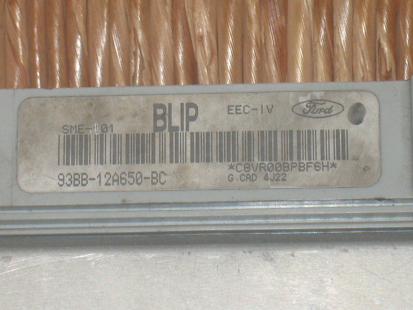 ECU CENTRALINA MOTORE FORD MONDEO 1.8, SME-101 93BB-12A650-BC 93BB12A650BC BLIP