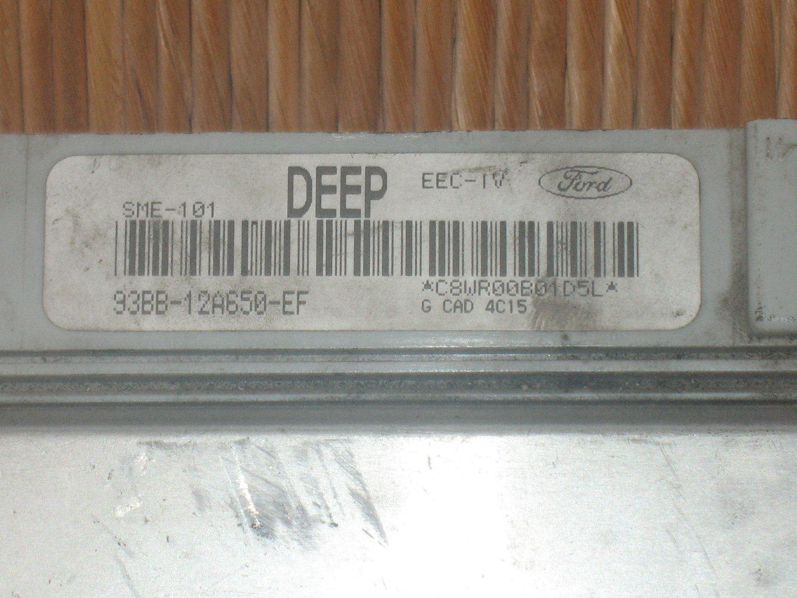 ECU CENTRALINA MOTORE FORD MONDEO 2.0 93BB-12A650-EF 93BB12A650EF SME-101 B8WR00A00TN9 DEEP