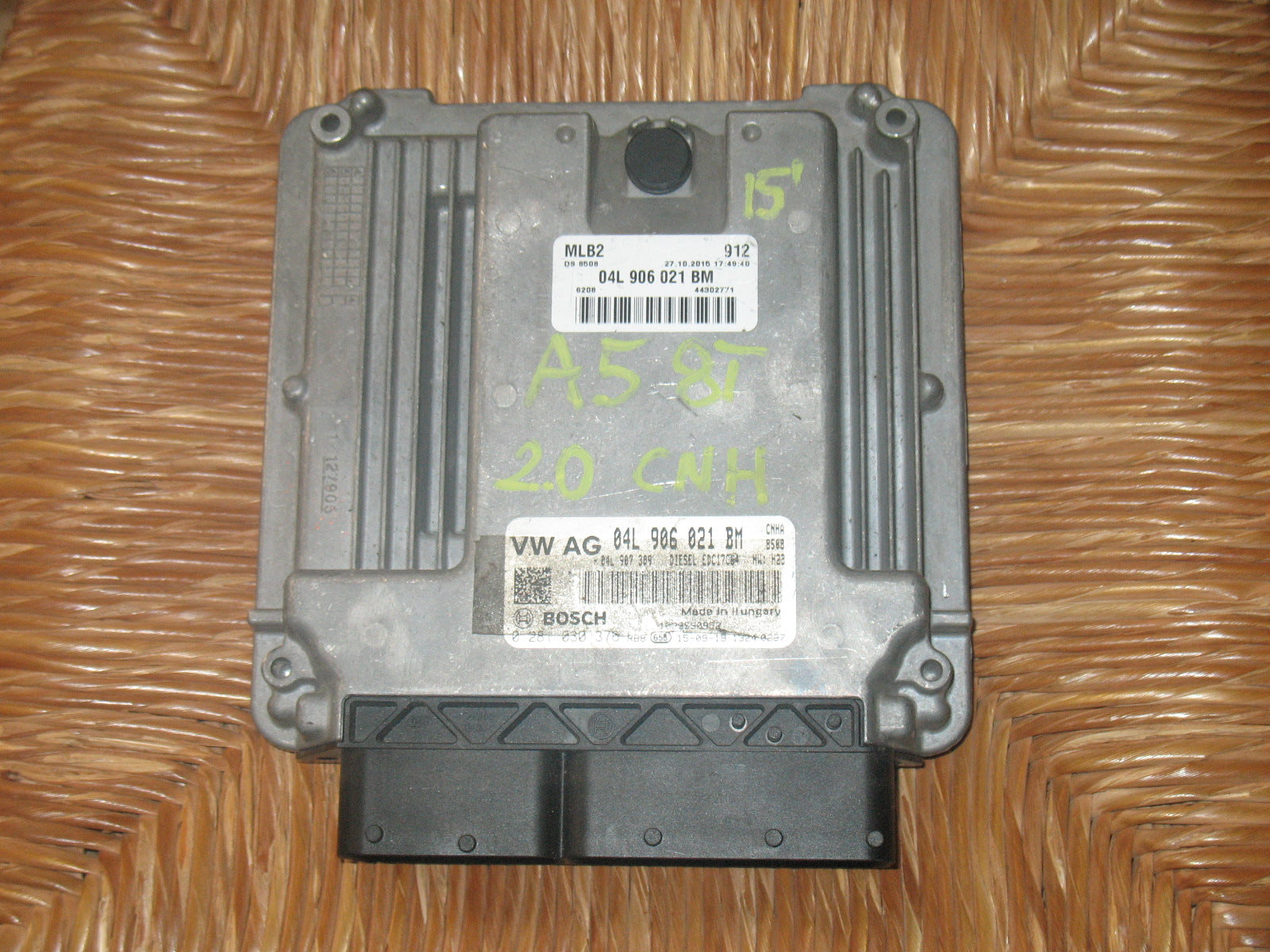 ECU 0281030376 AUDI A4 2.0 TDI 190HP 04L906021BM BOSCH EDC 17C64-2.2