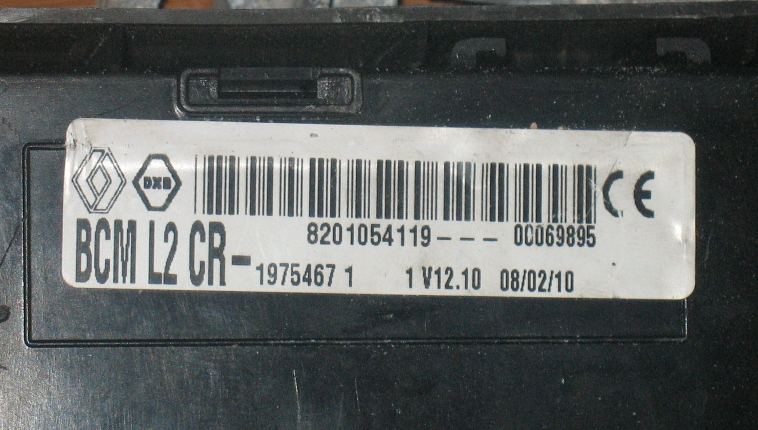 8200937869 KIT RENAULT CLIO 1.2 G 5M 5P 55KW (2010) 8200700695 s120200116a sim32 BCM L2 CR 8201054119