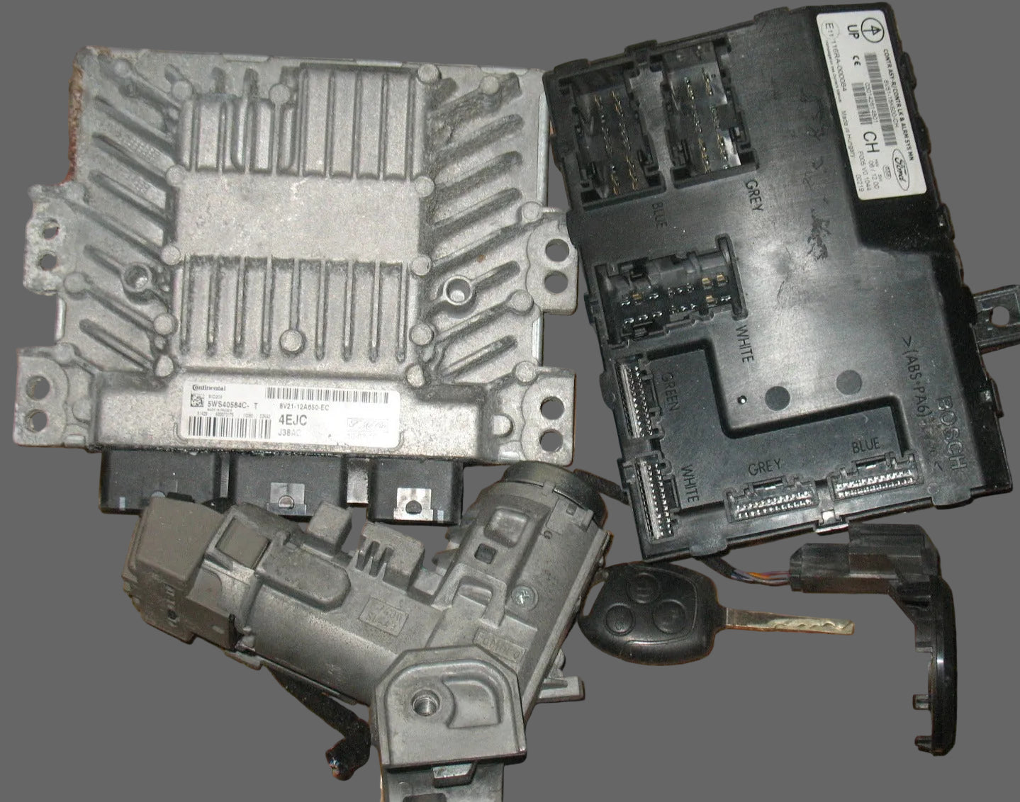 KIT ECU FIESTA 1.4 TDCI 8V21-12A650-EC 5WS40584C-T 4EJC sid206 Body 8V51-15K600-CH