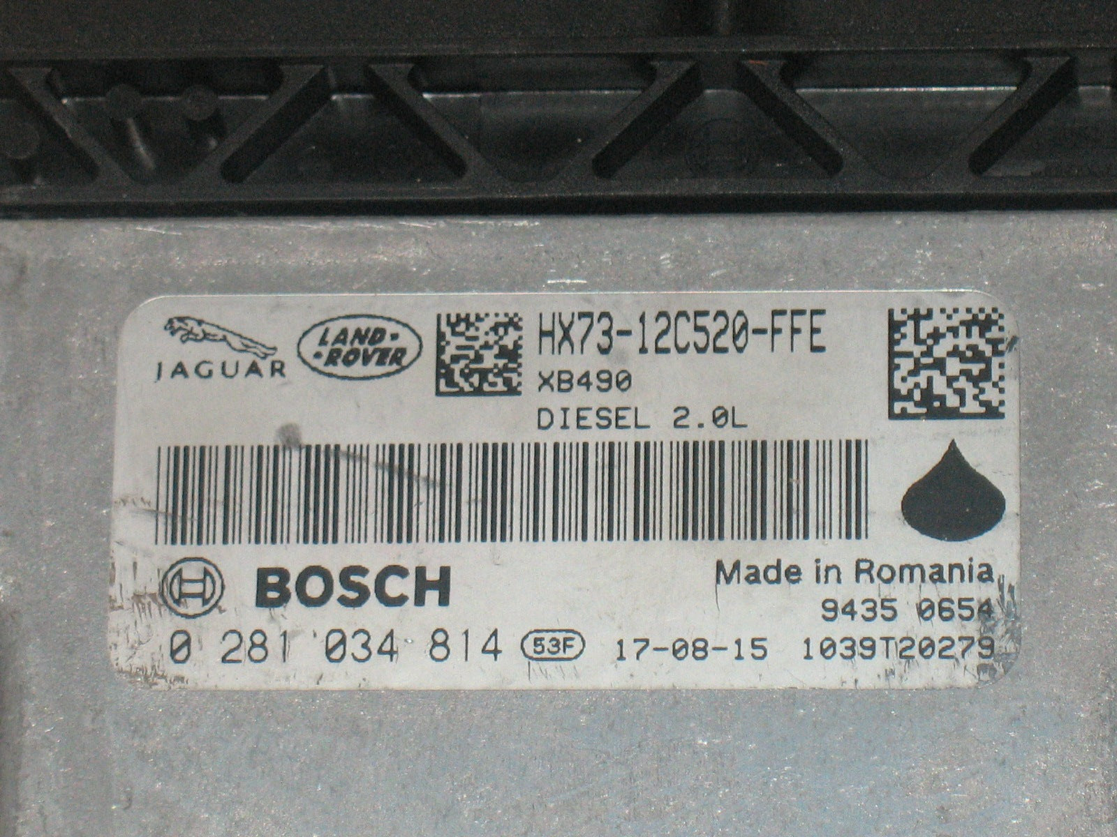 Centralina Motore Bosch 0281034814 HX73-12C520-FFE 1039T20279 LAND ROVER Diesel EVOQUE