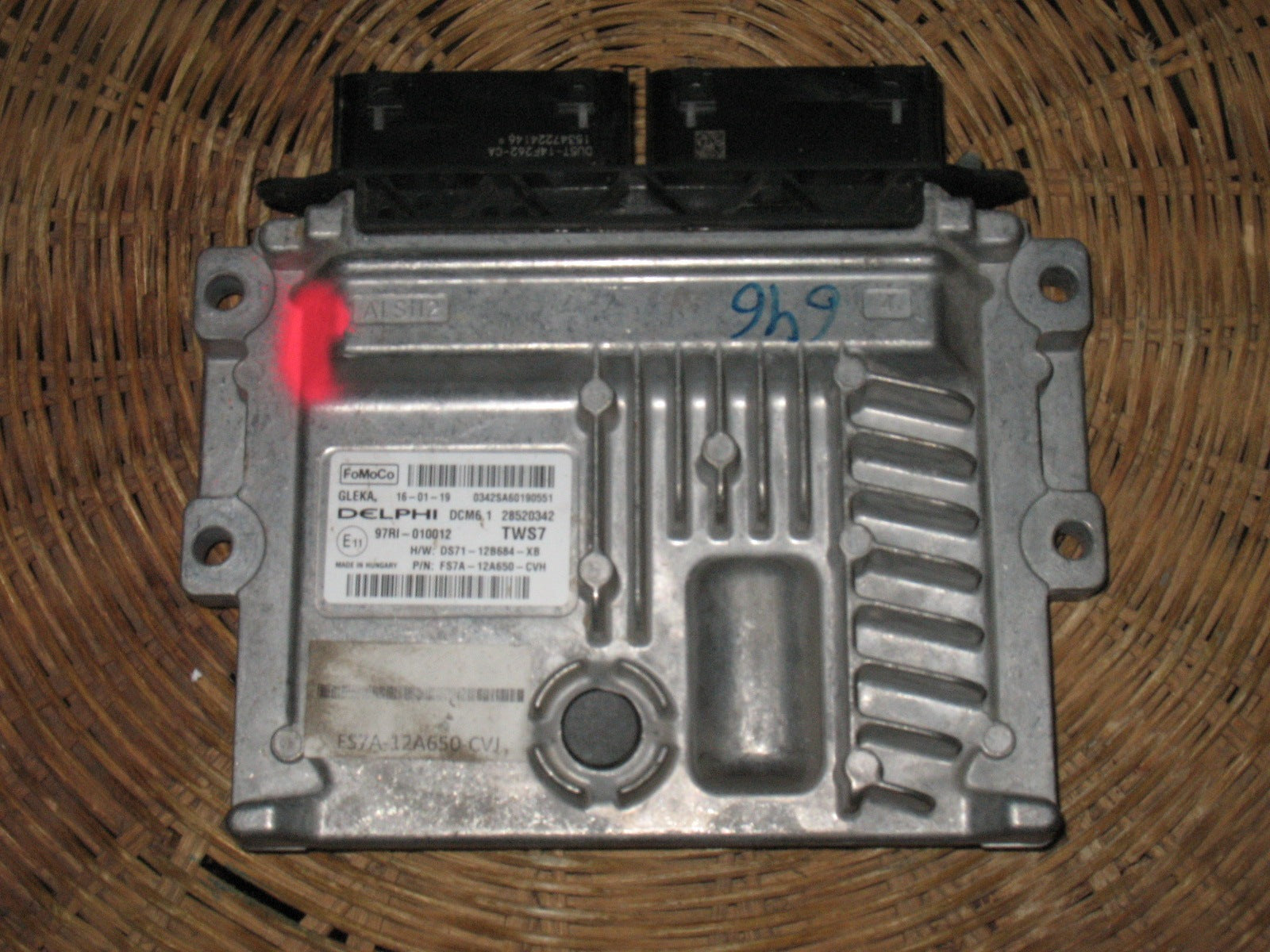 ECU CENTRALINA FORD MONDEO TITANIUM MK5 ECU 2.0 TDCI MANUAL 285203422016 FS7A-12A650-CVH