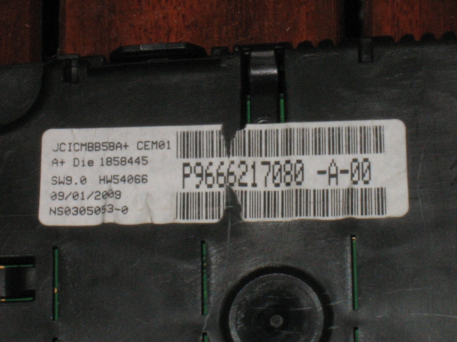 P9666217080 QUADRO STRUMENTI CONTACHILOMETRI CITROEN C4 PICASSO (B58) 1.6 HDI 16V 109CV 2011