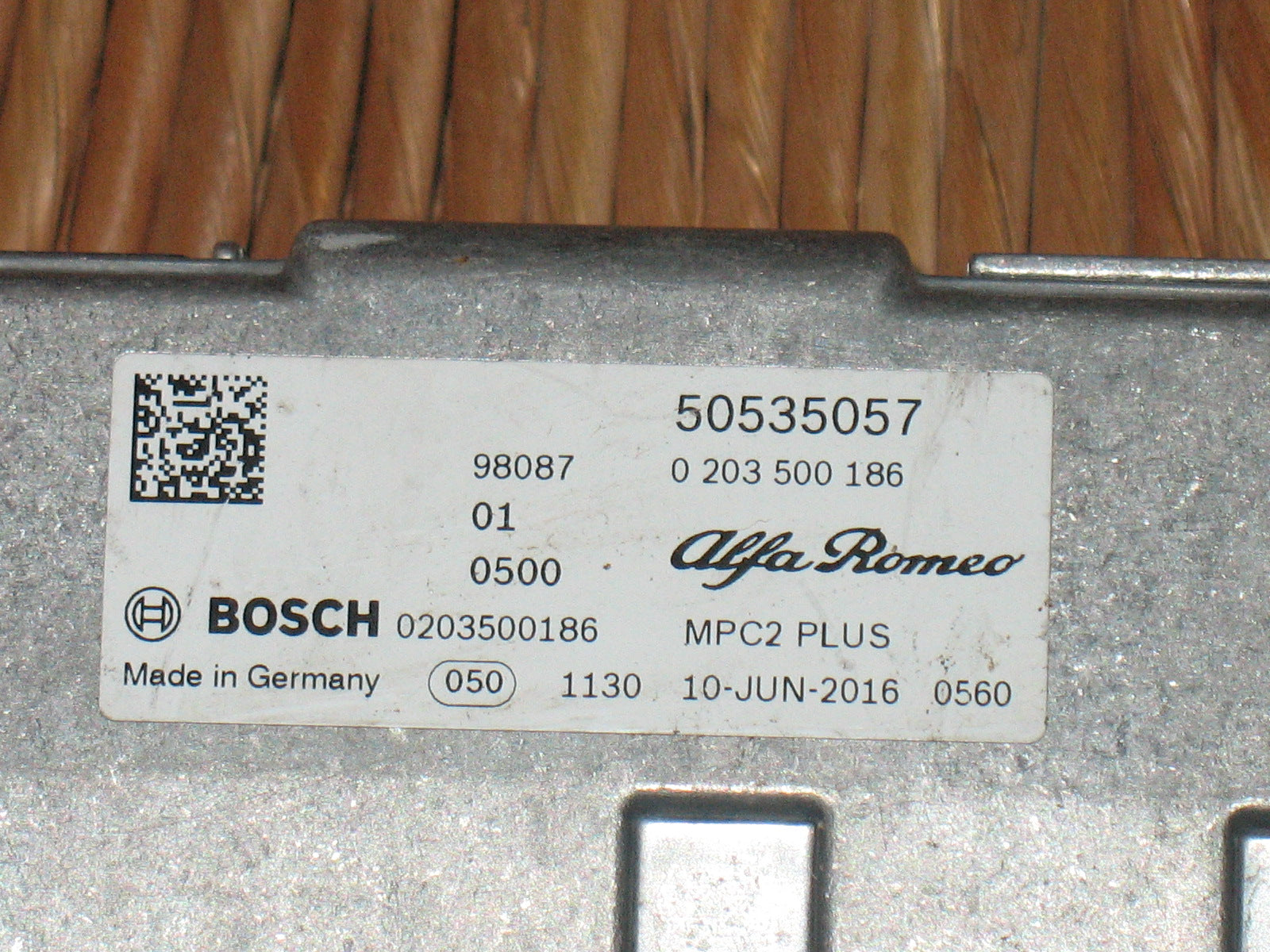 BOSCH 50535057 MODULO TELECAMERA ANTERIORE SUPERAMENTO CORSIA ALFA ROMEO GIULIA 2