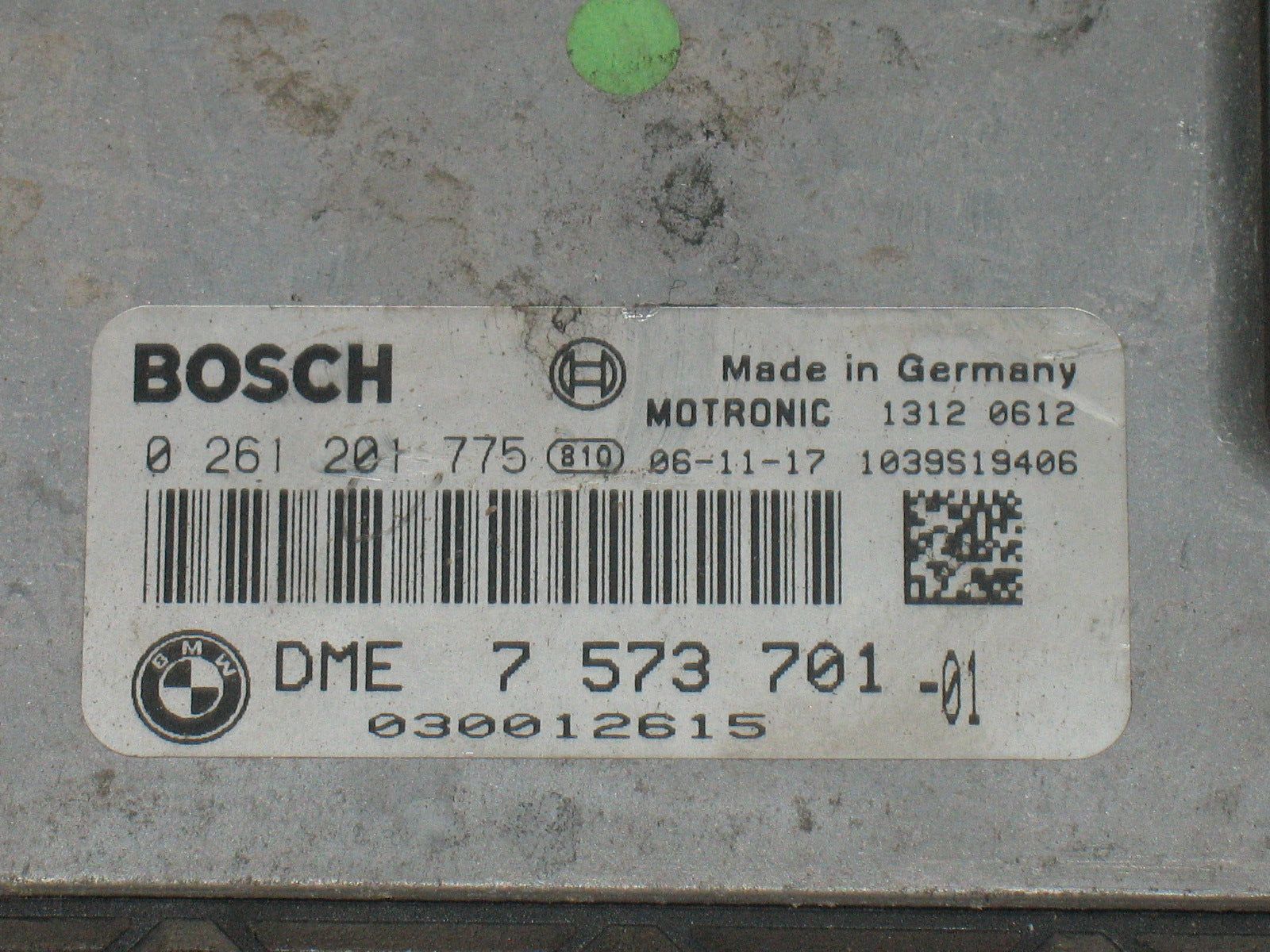 ECU CENTRALINA MINI COOPER R56 1.6 MEV17.2 0261201775 DME7573701 030023043