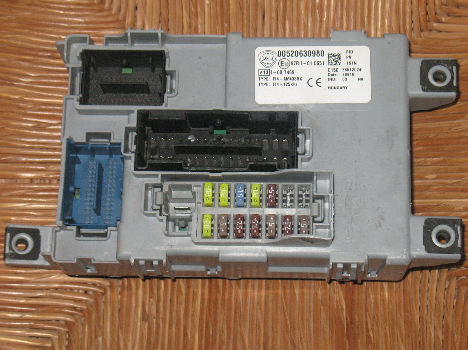 00520630980 CENTRALINA BODY COMPUTER LANCIA YPSILON