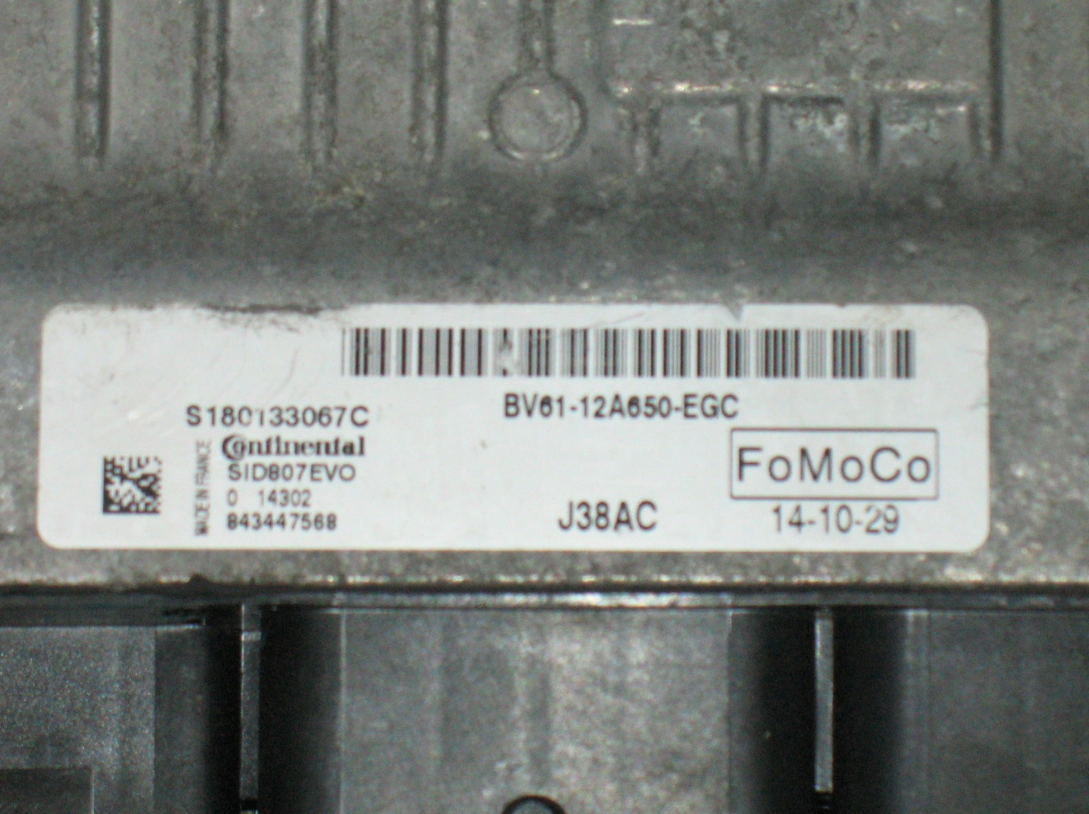 Ecu centralina motore FORD FOCUS MK3 2014 1.6 TDCI SID807EVO ECU BV61-12A650-EGC S180133067C