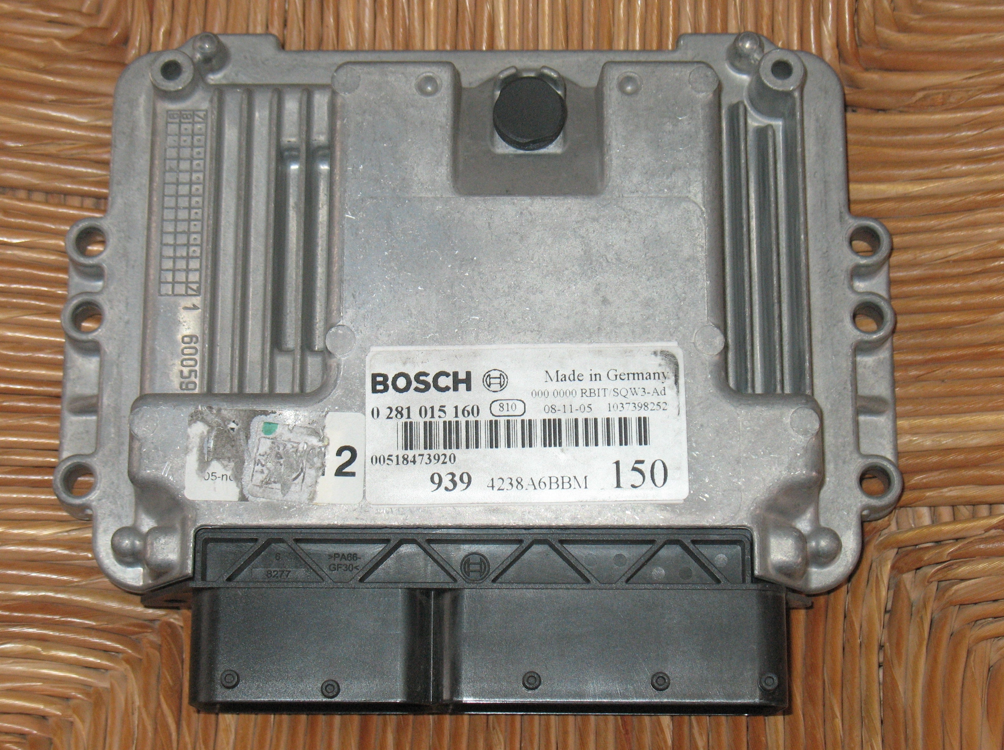 ECU ALFA ROMEO 159 JTDM 16V 0281015160 1.9 16v 150cv jtdm EDC 16C39-6.65