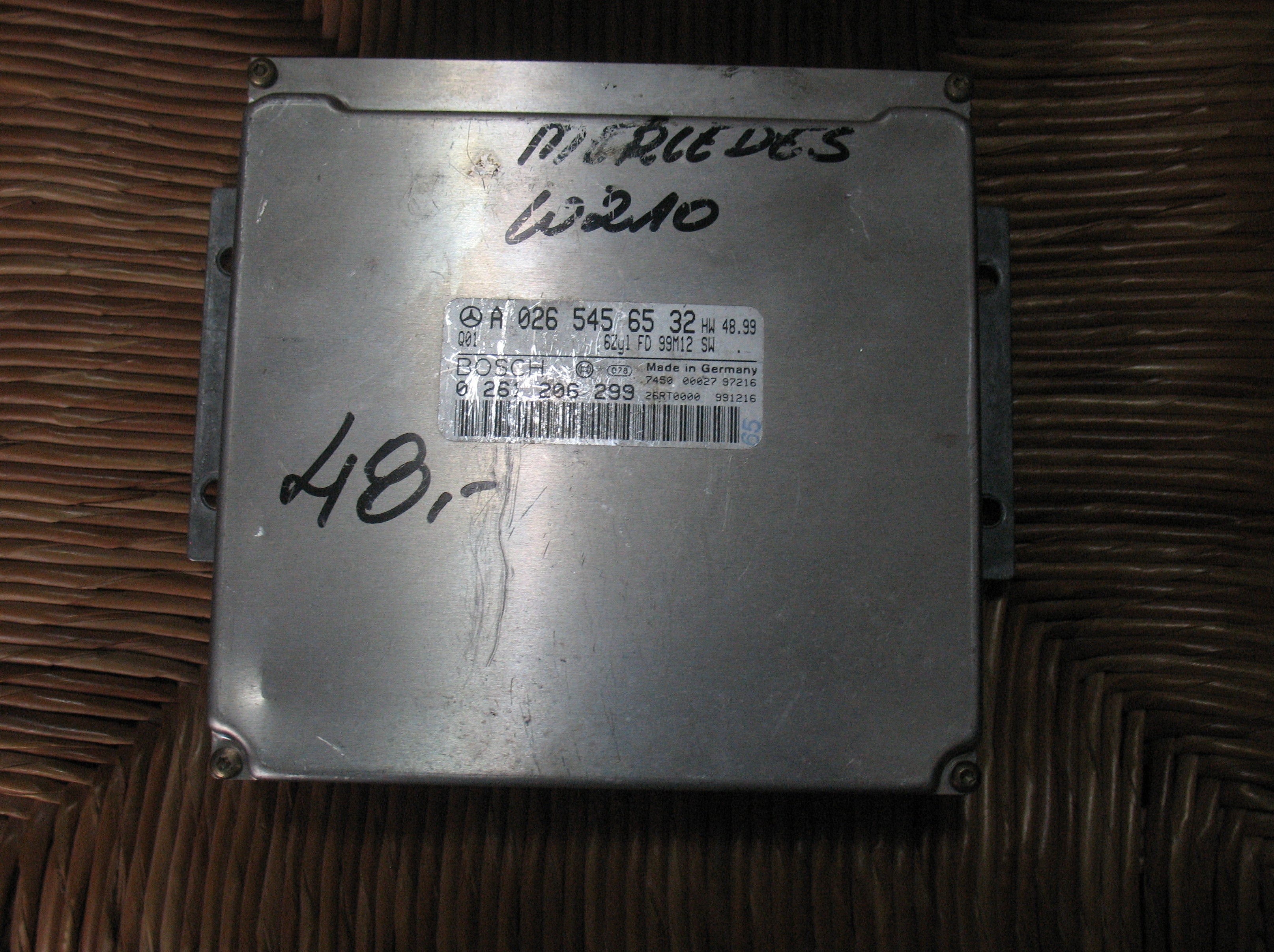 Mercedes Classe S W220 ECU S320 Auto A 0265456532 0261206299