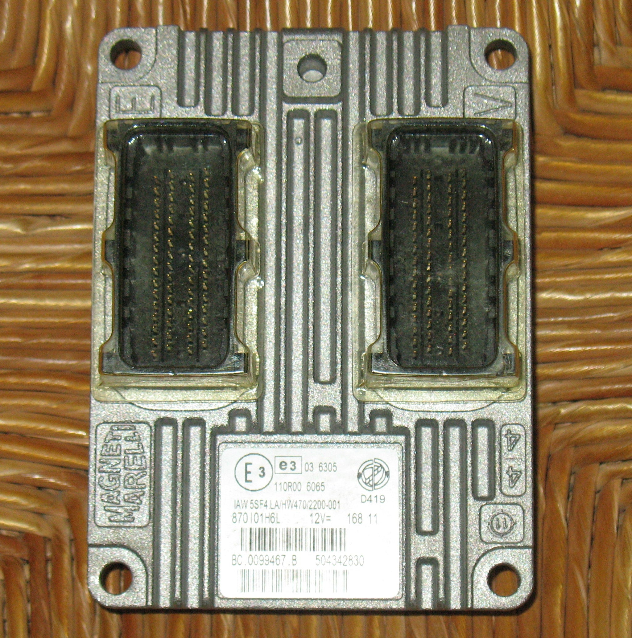 NUOVA ECU centralina motore IVECO IAW5SF4.LA 504342830 BC.0099467.B hw470