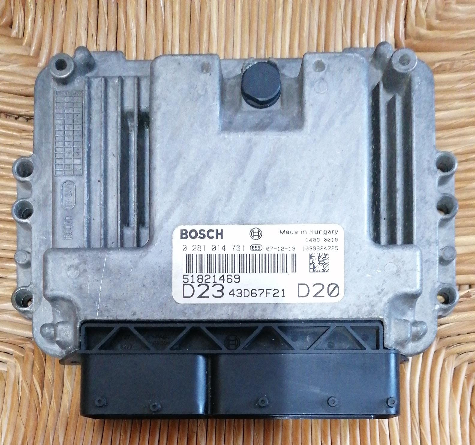 ECU FIAT DUCATO 2.3 16V MJ 130CV 0281014731 EDC 16C39-5.A7 51821469