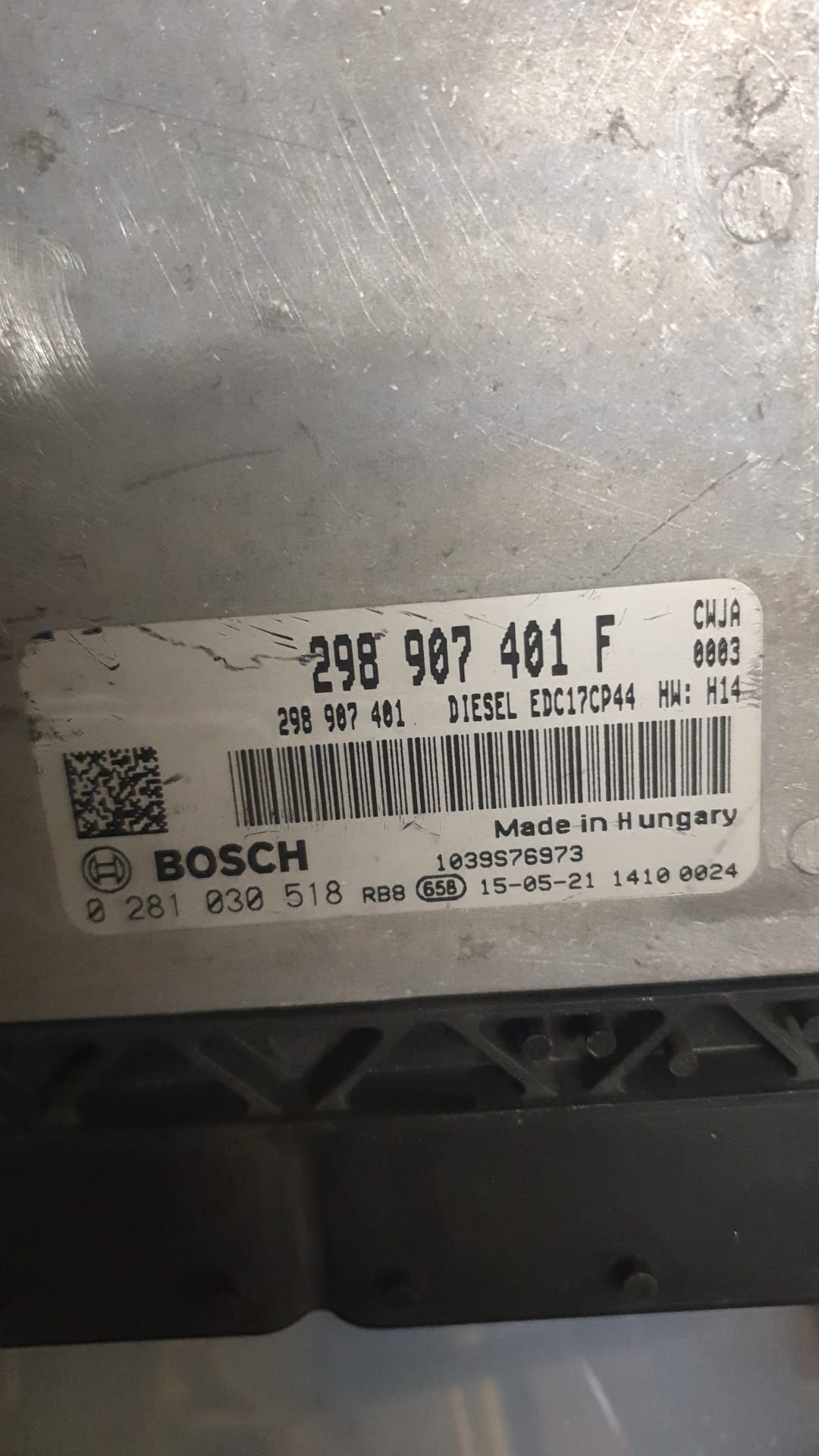 Centralina motore ECU Porsche Panamera 298907401F 0281030518 1039S96143 298907401 EDC17CP44