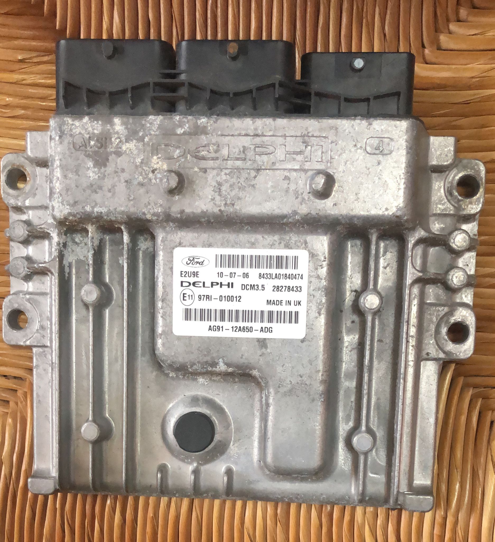 ECU CENTRALINA Ford Mondeo DCM3.5 28278433 AG91-12A650-ADG dcm3.5