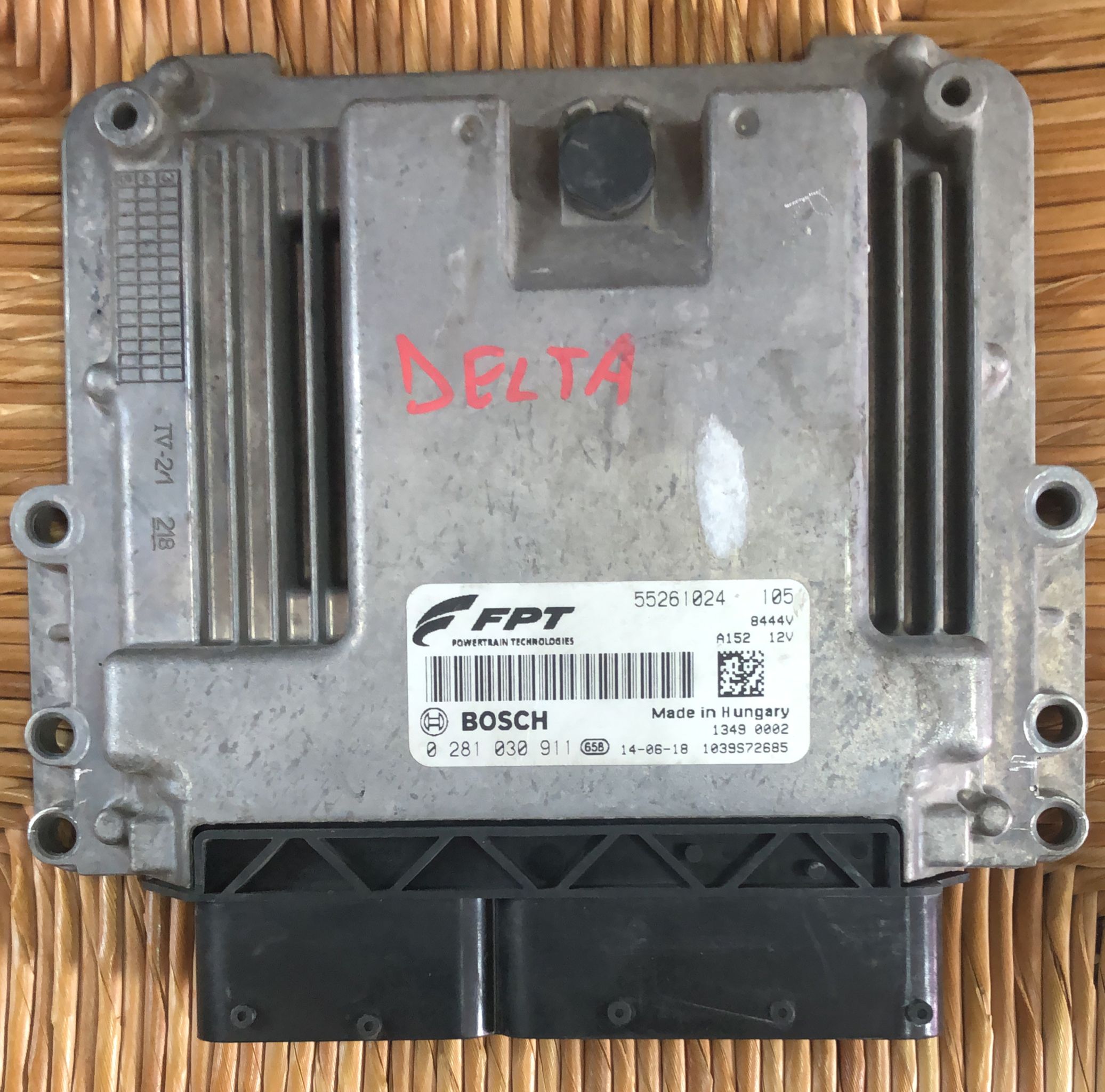 ECU BOSCH EDC17C49-3.52 0281030911 FIAT BRAVO 1.6 JTD 104HP 55261024 1037536538