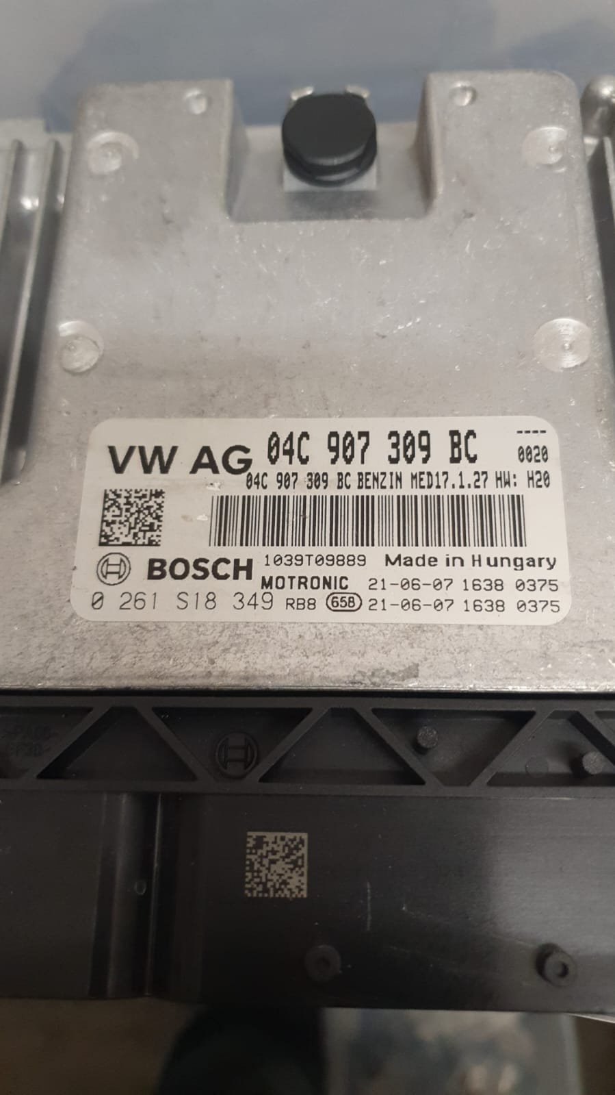 ECU CENTRALINA MOTORE AUDI POLO SEAT 1.0 TS 0261S21435 0 261 S21 435 04C907309BP 04C 907 309 BP MED17.1.27