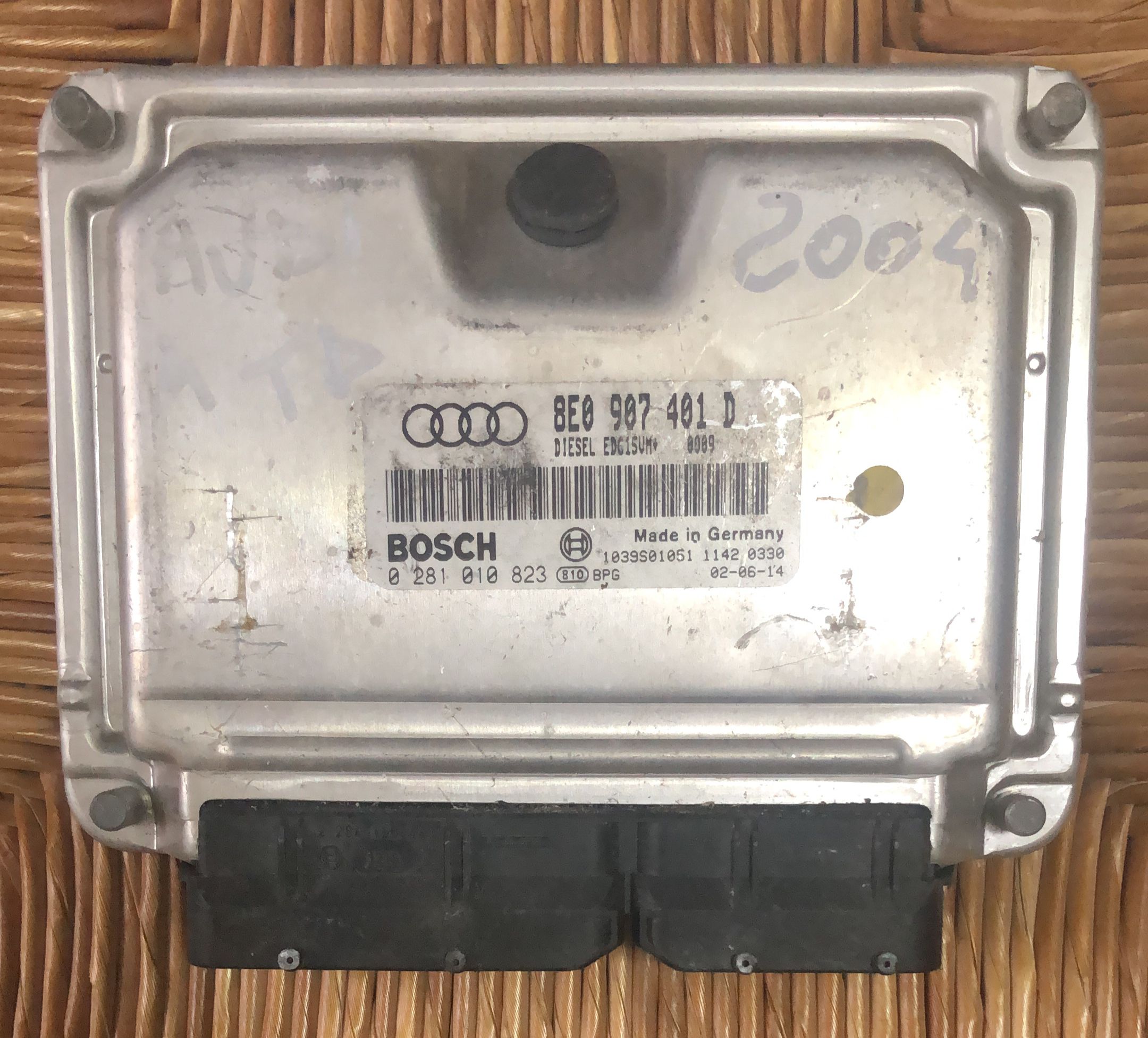 Centralina motore Bosch EDC15VM 2.M1 0281010823 AUDI A6 B6 2.5 TDI 132KW