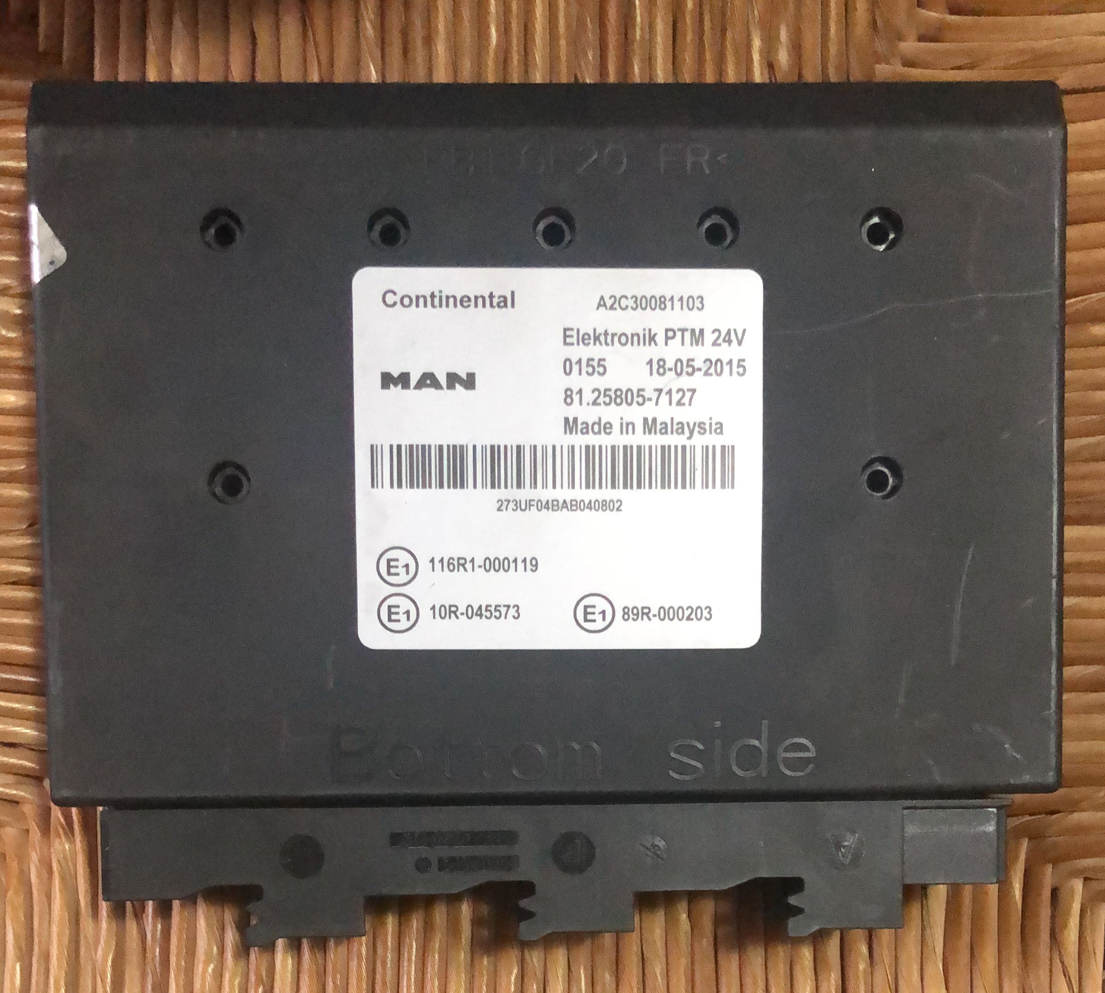 BLU&ME Centralina Continental PTM 24V A2C30081103 81.25805-7127 PTM MANTGX/TGS