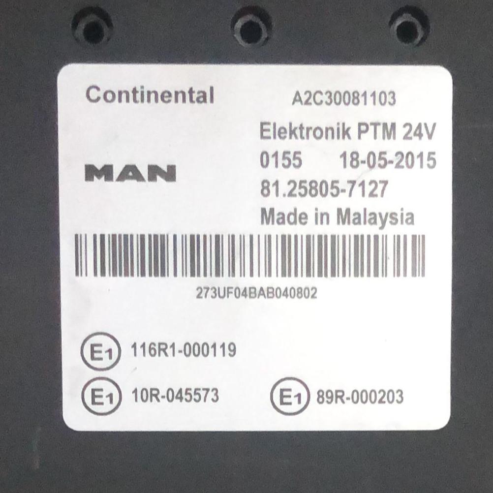 BLU&ME Centralina Continental PTM 24V A2C30081103 81.25805-7127 PTM MANTGX/TGS