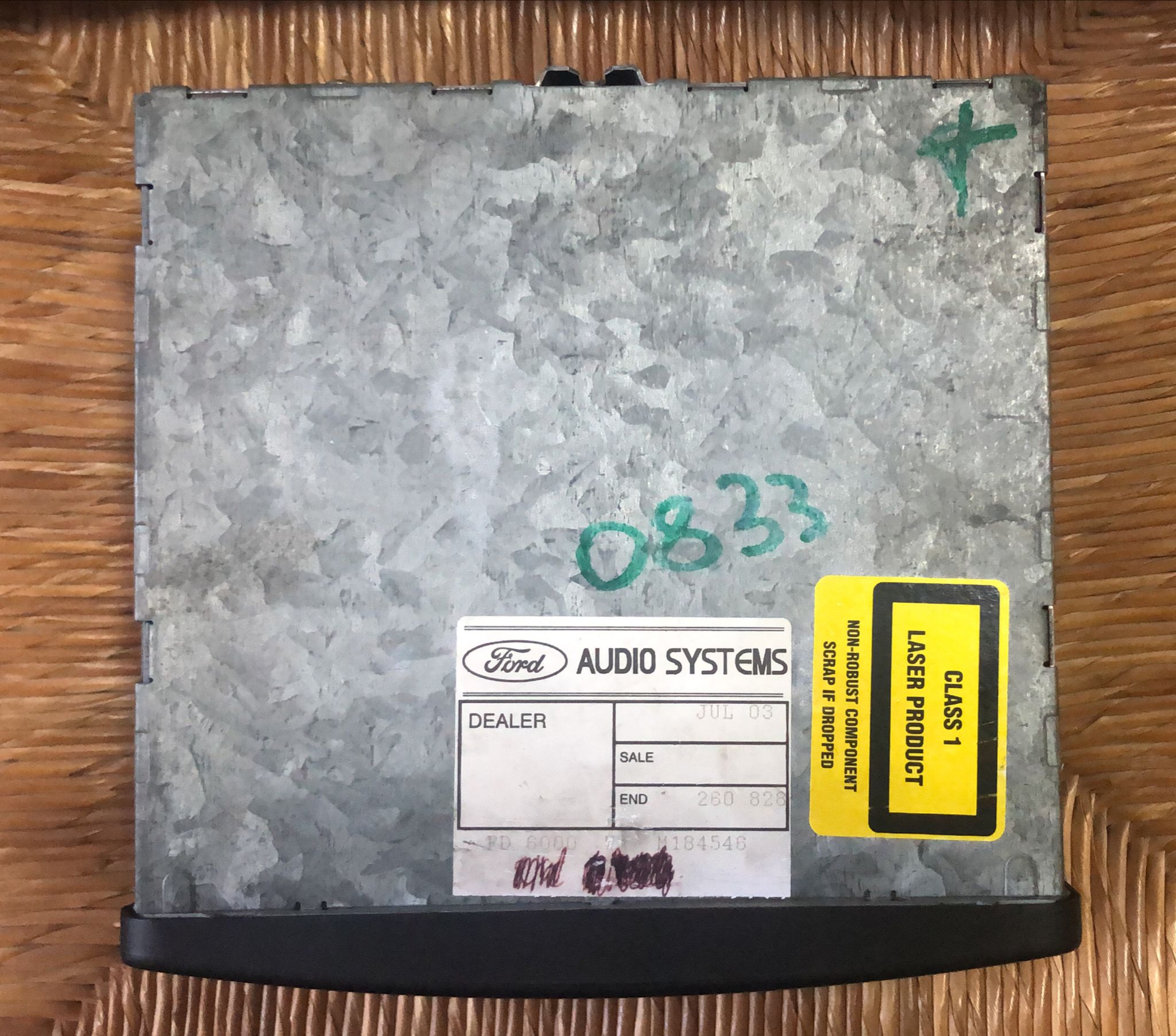 Autoradio Ford 6000CD RDS EON CD Radio Focus Fiesta Mondeo compreso di pin code