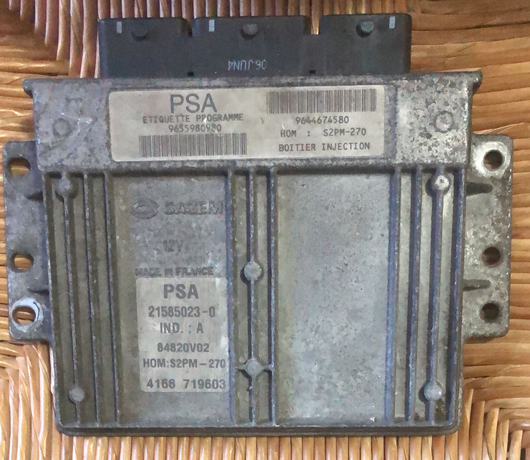 Citroen Xsara Centralina 9644674580 9650132980 S2PM-270 PSA SAGEM