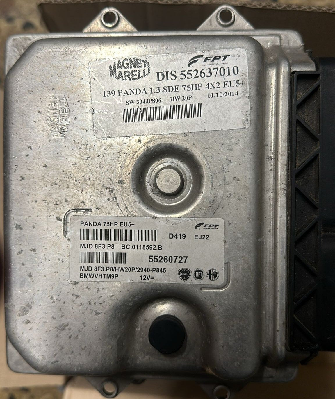 ECU Marelli MJD 8F3.P8 HW20P 55260727 diesel 1.3 BC0118592B