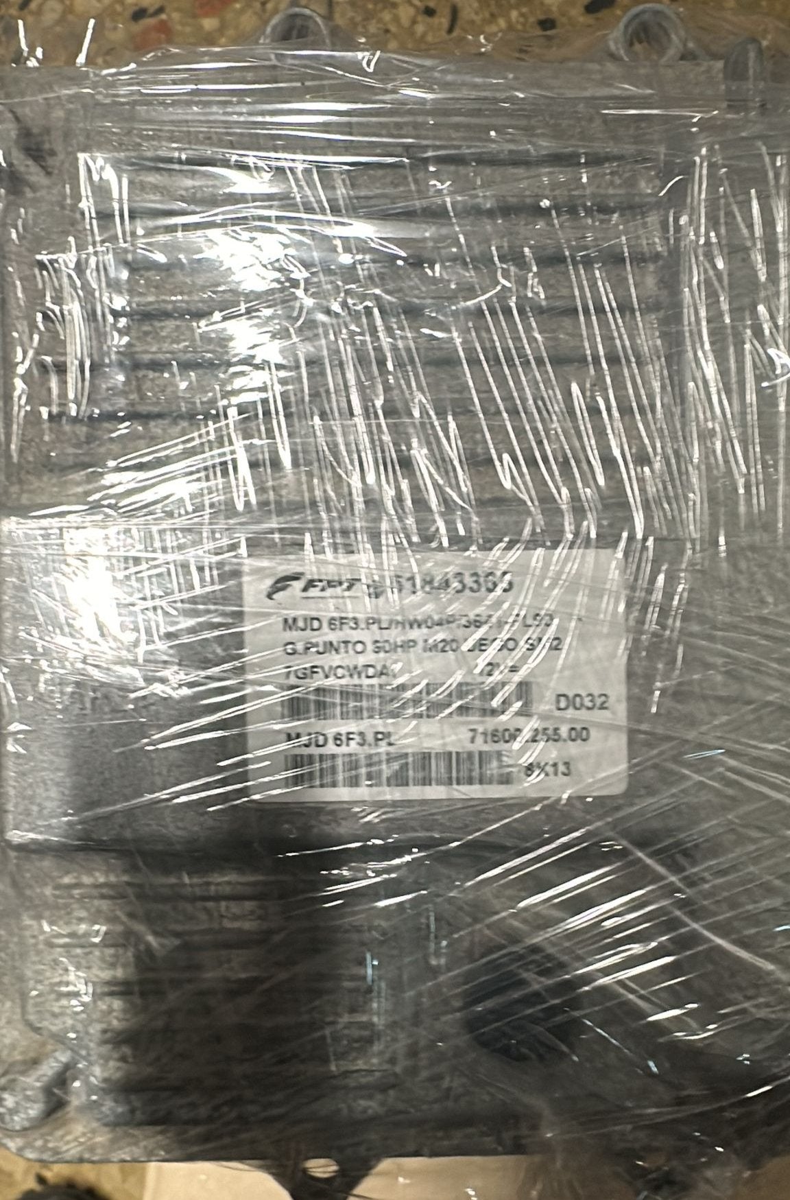 ECU MAGNETI MARELLI MJD6F3.PL FIAT GRANDE PUNTO 4C 1.3 MJT 66kw 51843365