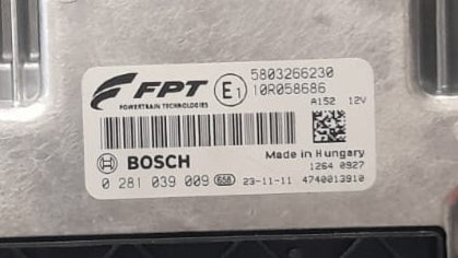 ECU IVECO DAILY VI Van 33S14 35S14 35C14 42S14 5802858897 58032662530 0281039009 EDC17C49