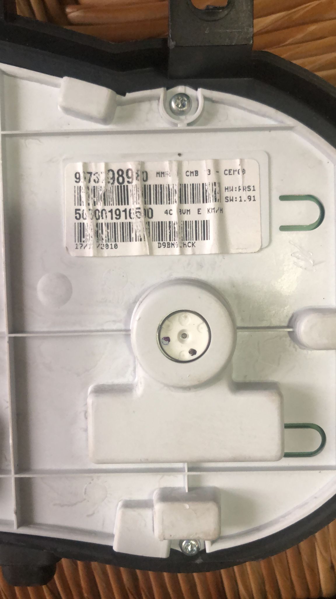 contachilometri Peugeot 206 CITROEN 9673798980 6103HG 6103HH NFP. 1