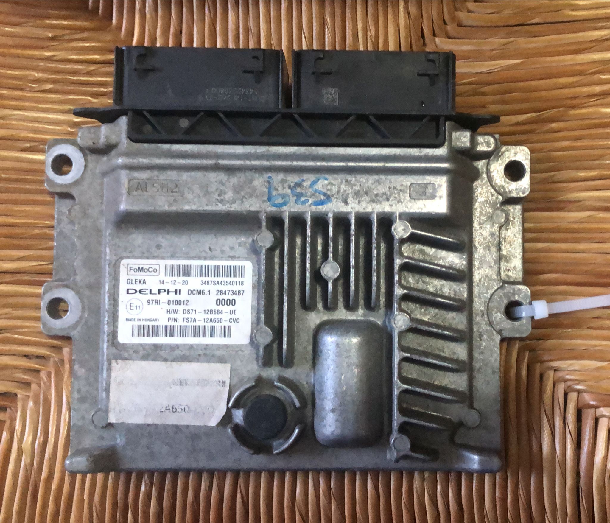 ECU Ford Delphi FoMoCo 28473487 FS7A-12A650-CVC 97RI-010012 FS7A-12A650-CVD