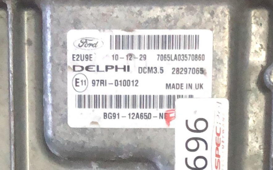 ECU motore GALAXY 2.0 Ford BG91-12A650-NE 28297065 DCM3.5 Delphi