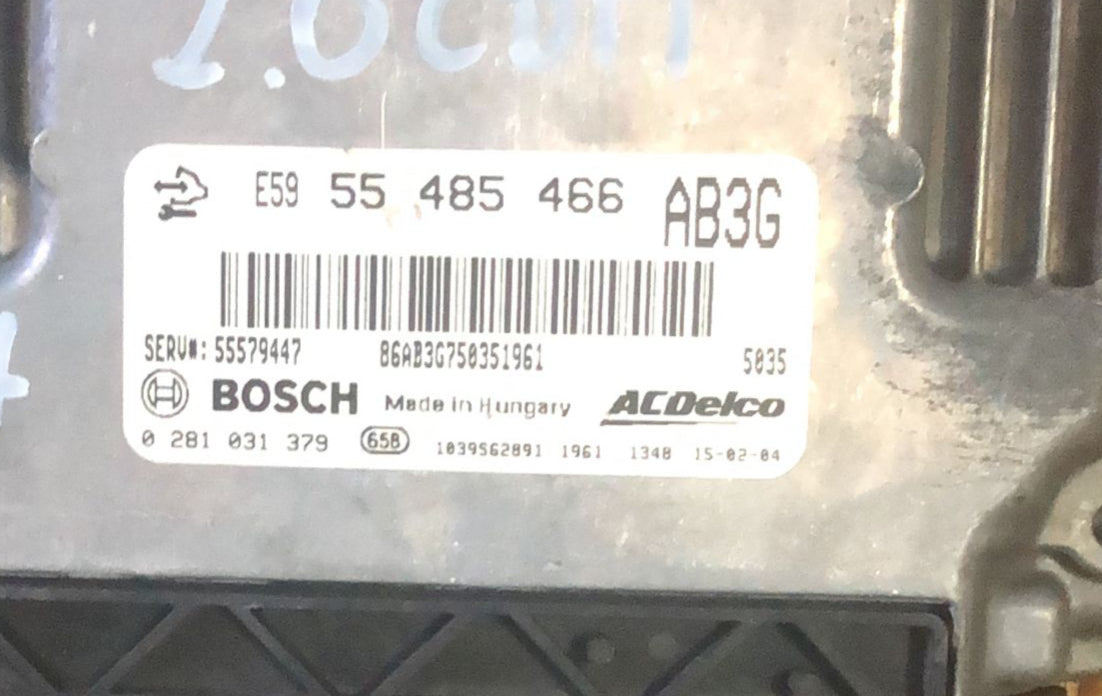 Centralina motore Opel Insignia 2.0 CDTI 140cv Codice Bosch 0281031379 Opel 55485466 EDC17C59