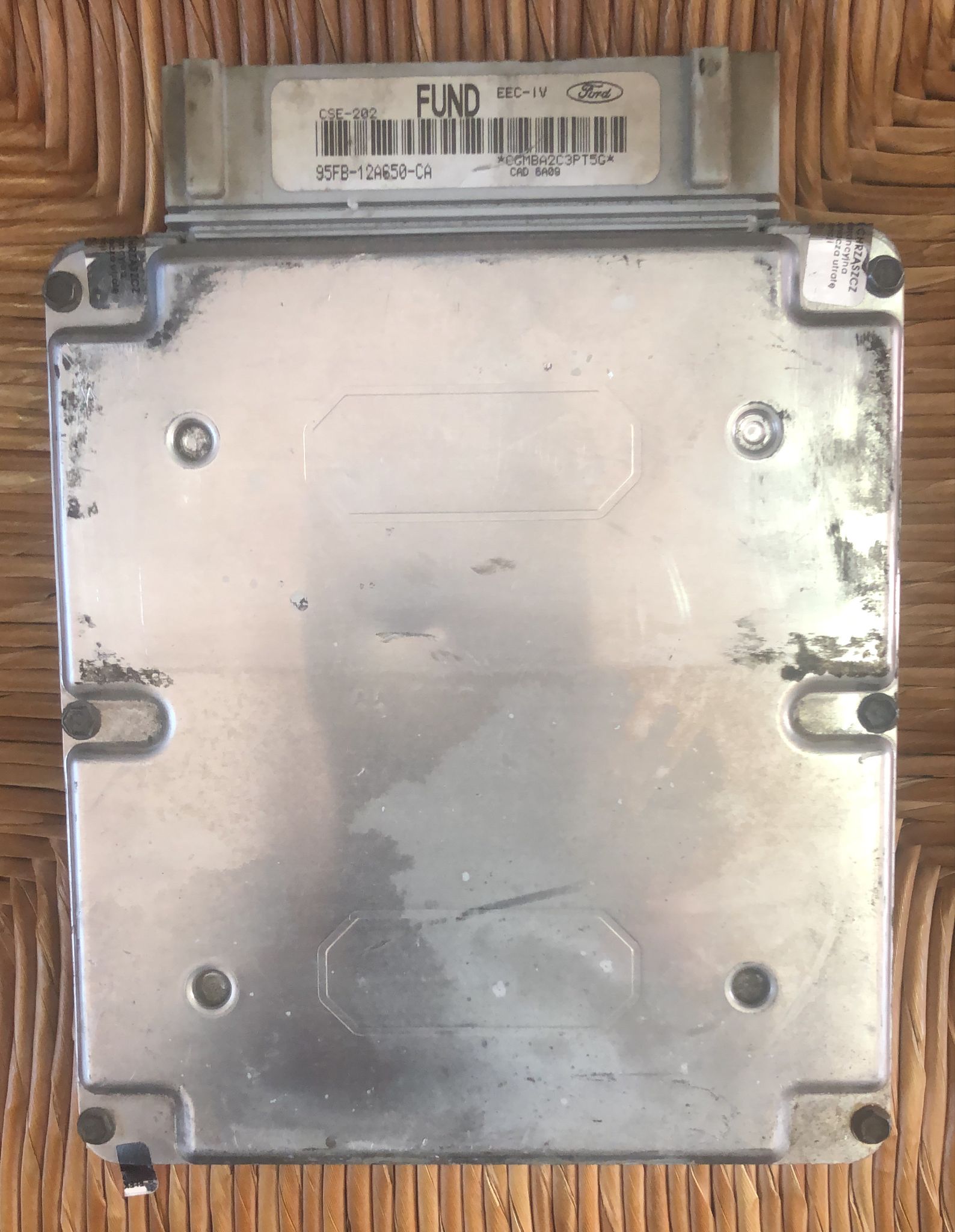 CENTRALINA MOTORE FORD FIESTA VISTEON 95FB-12A650-CA 95FB12A650CA FUND CSE-202