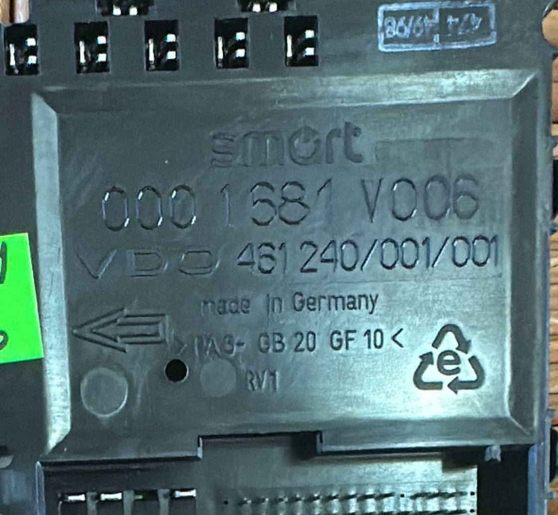 CENTRALINA BODY COMPUTER 0001681V006 SMART FORTWO