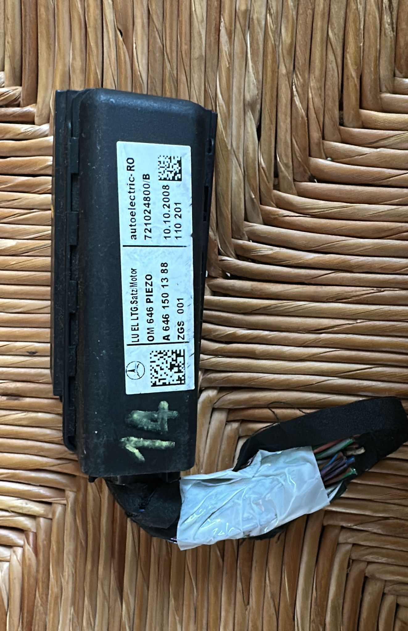 connettore per Impianto elettrico motore Mercedes Vito 2.2 CDI 2006 – 2009 Euro 4 Codice A6461501388