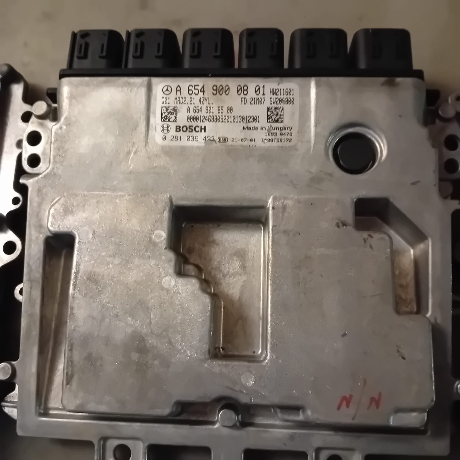 ECU CENTRALINA MOTORE 0281039423 A6549000801 MERCEDES CLS W257 CDI