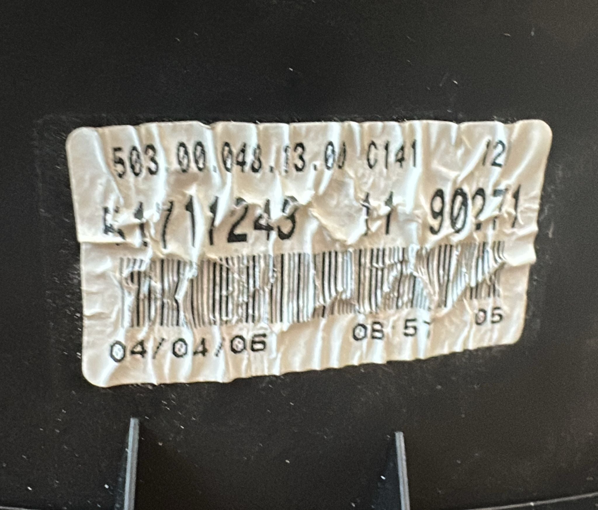 QUADRO STRUMENTI Fiat Panda 51711243 RHD 44640 51711243 503000481300