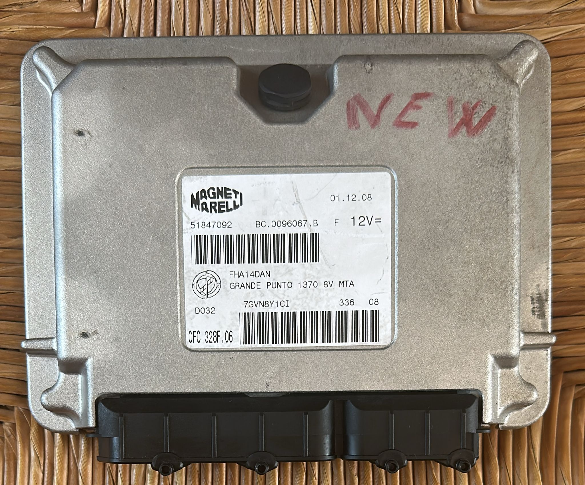 Ecu centralina CFC 328F.06 51847092 Fiat Magneti Marelli bc.0096067.b