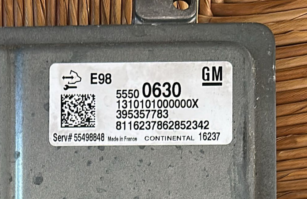 ECU Opel Astra K 1.6CDTI 55500630 ACDELCO E98 SW 1.6 D 81KW 6M 5P