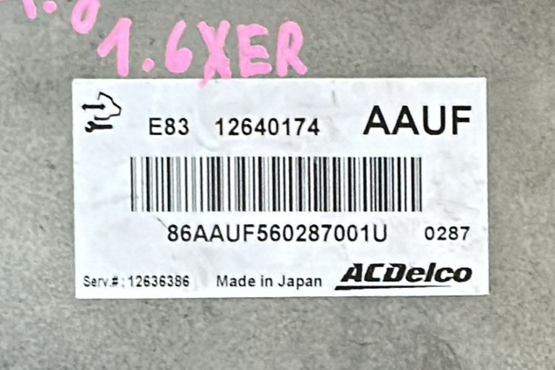 ECU OPEL MERIVA B 1.4L A14NET AAUF 12640174 e83