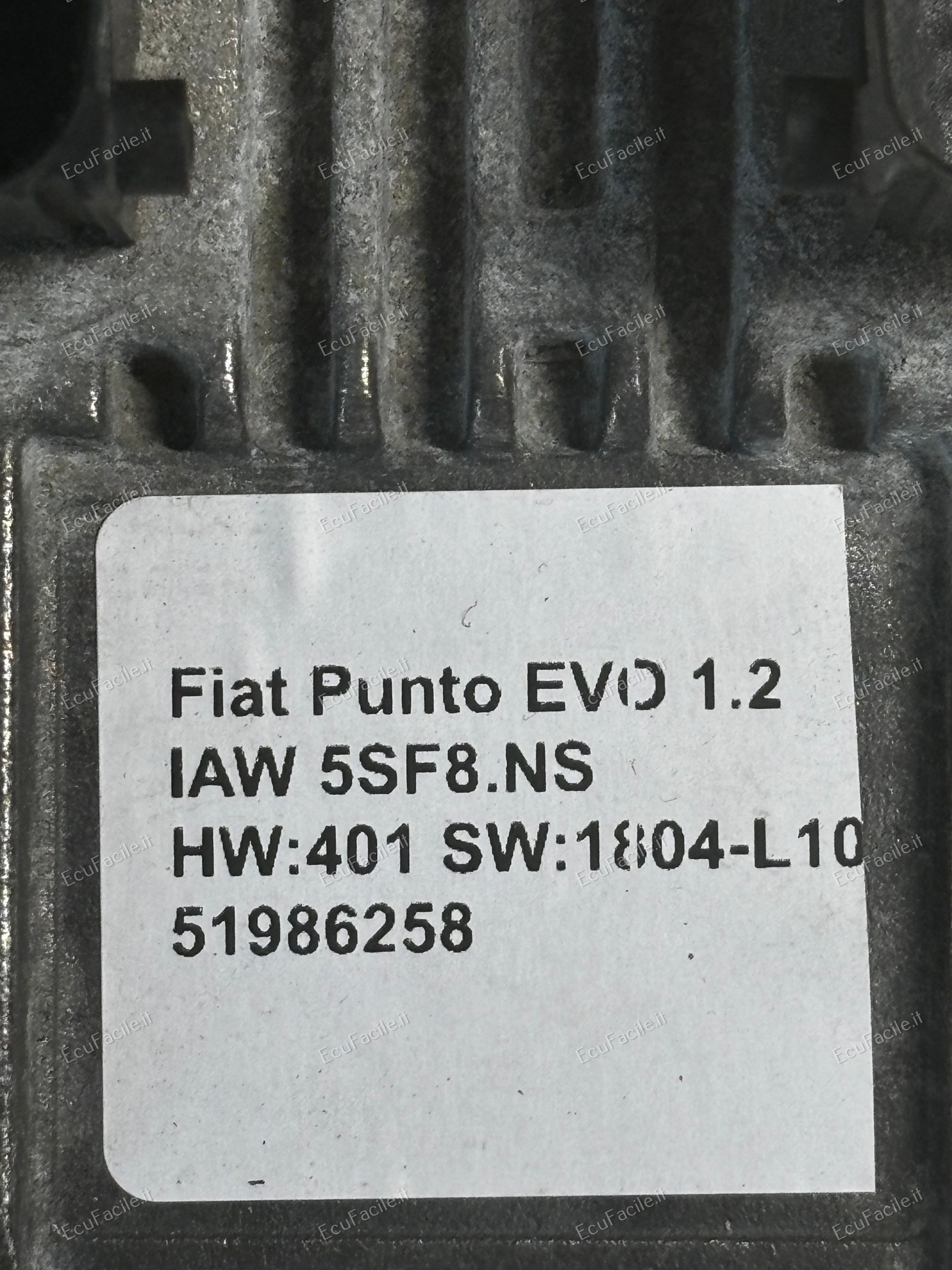 Ecu Iaw 5SF8.NS Fiat Punto 1.2 b 51986258